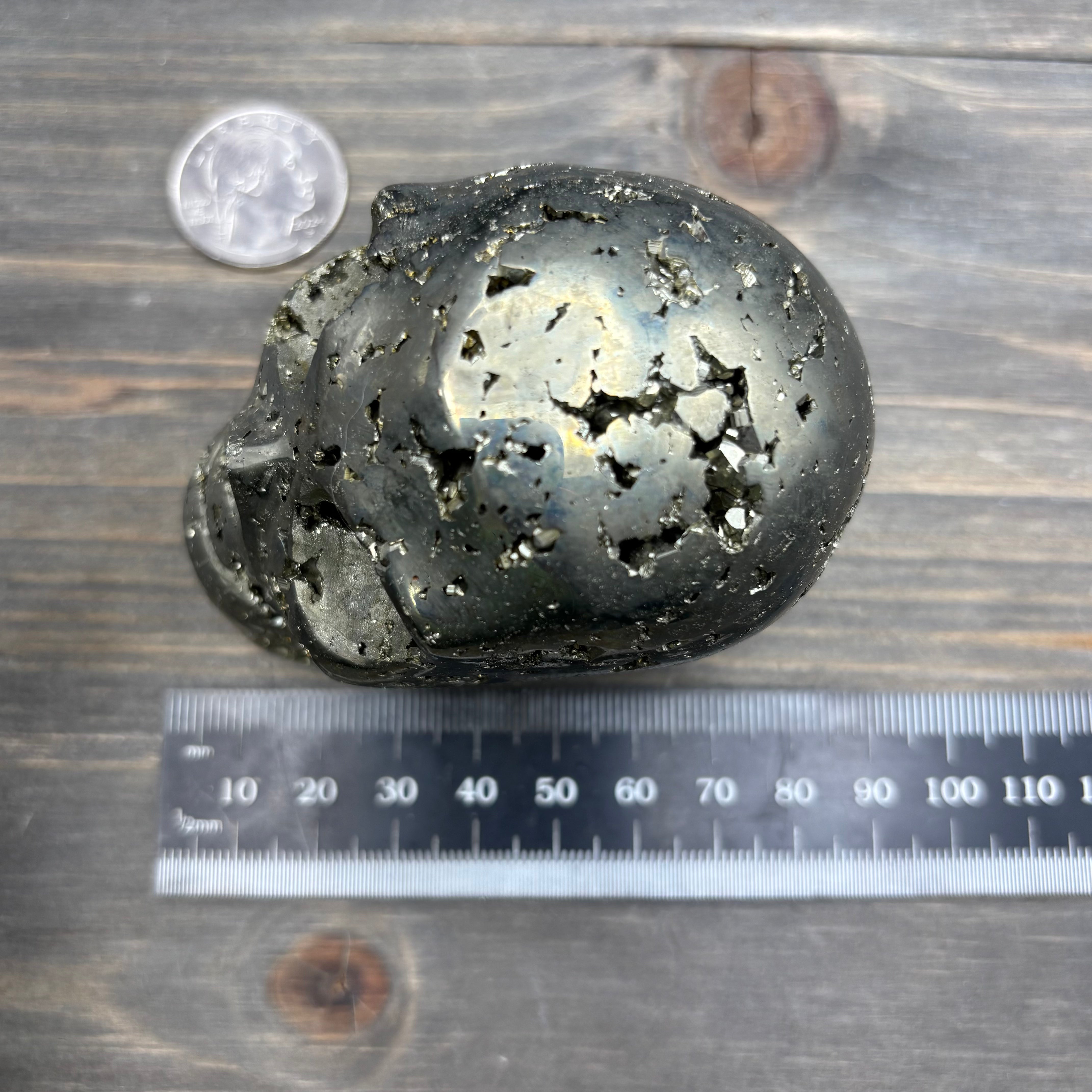 Pyrite Crystal Skull - 024