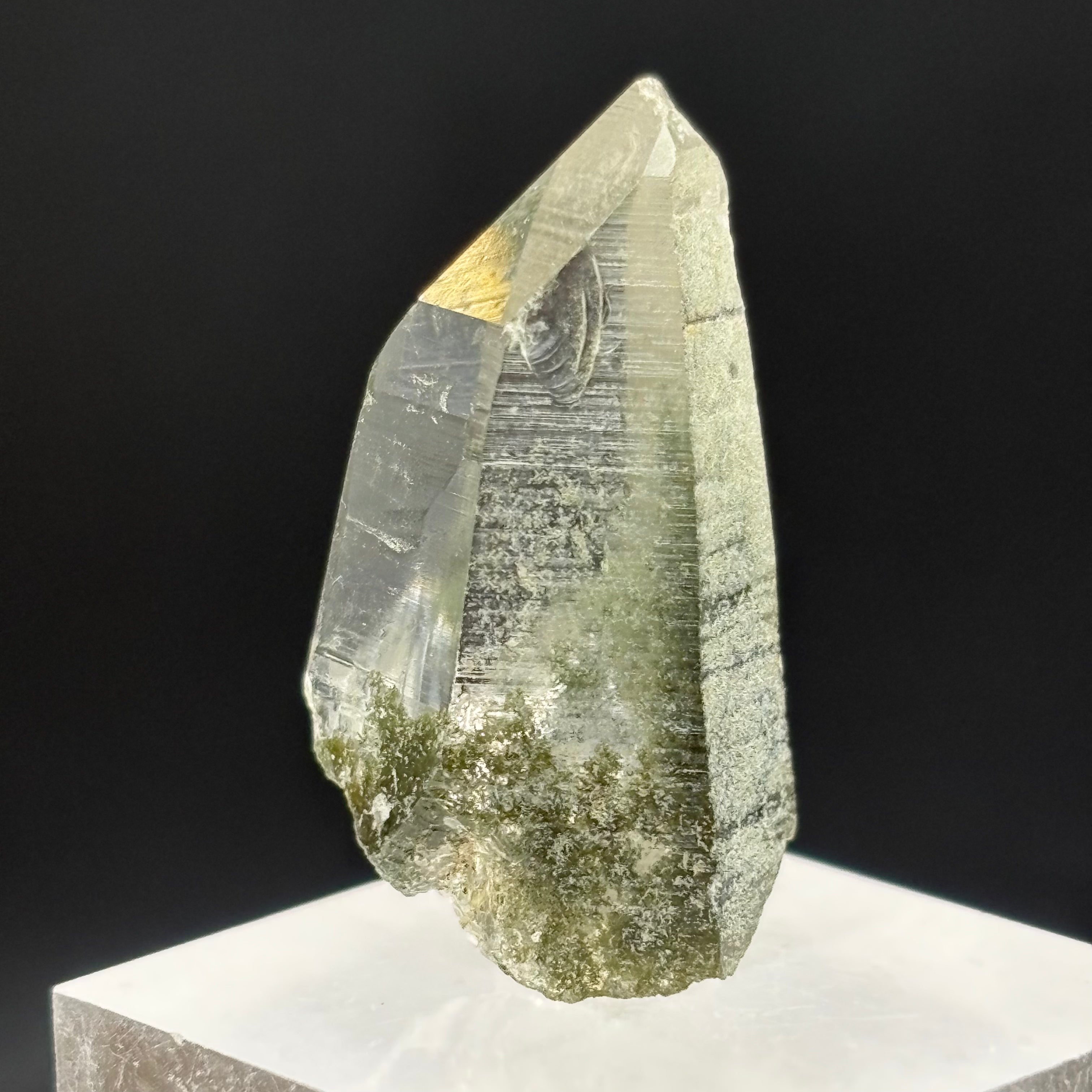 Himalayan Chlorite Quartz Point - 123