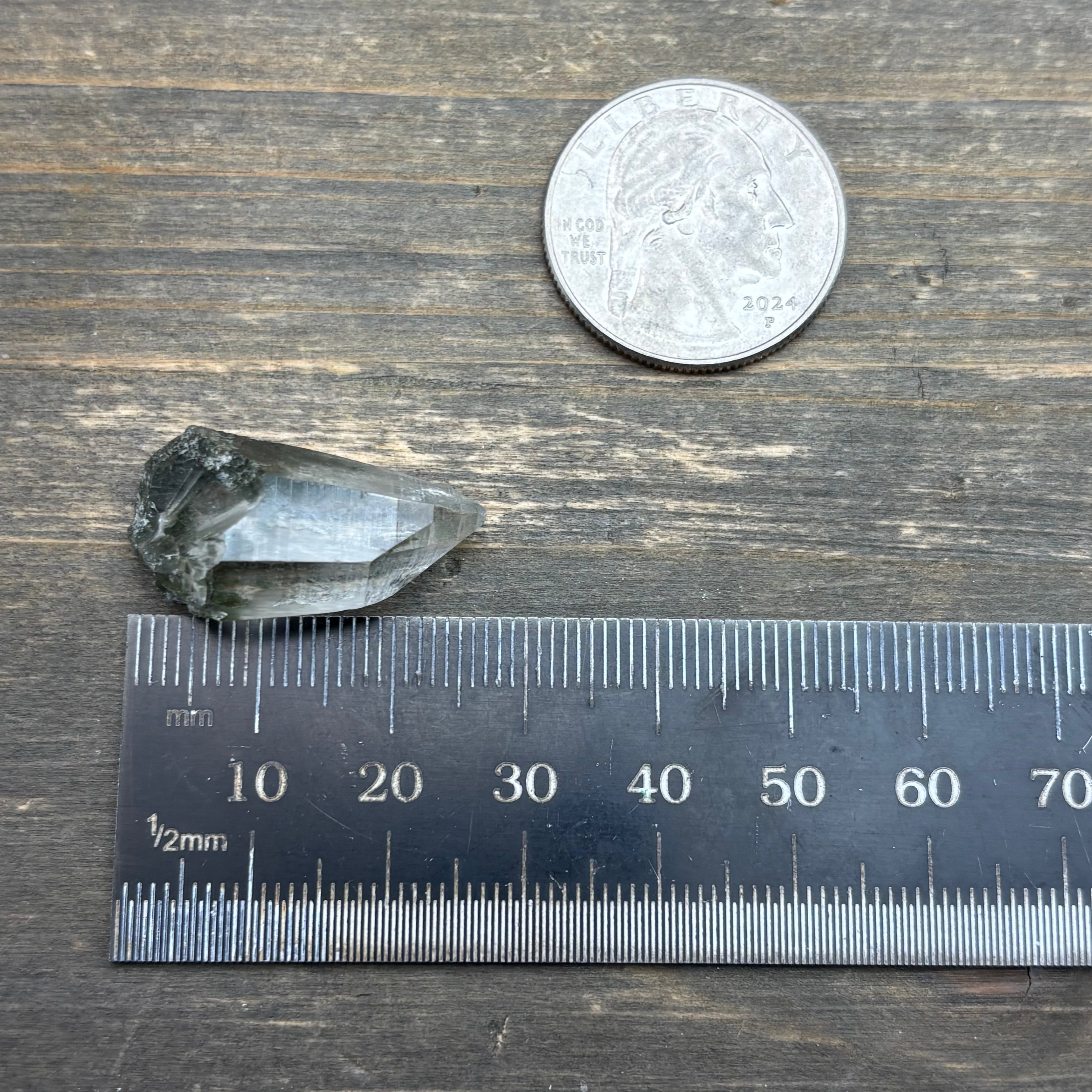 Himalayan Chlorite Quartz Point - 123