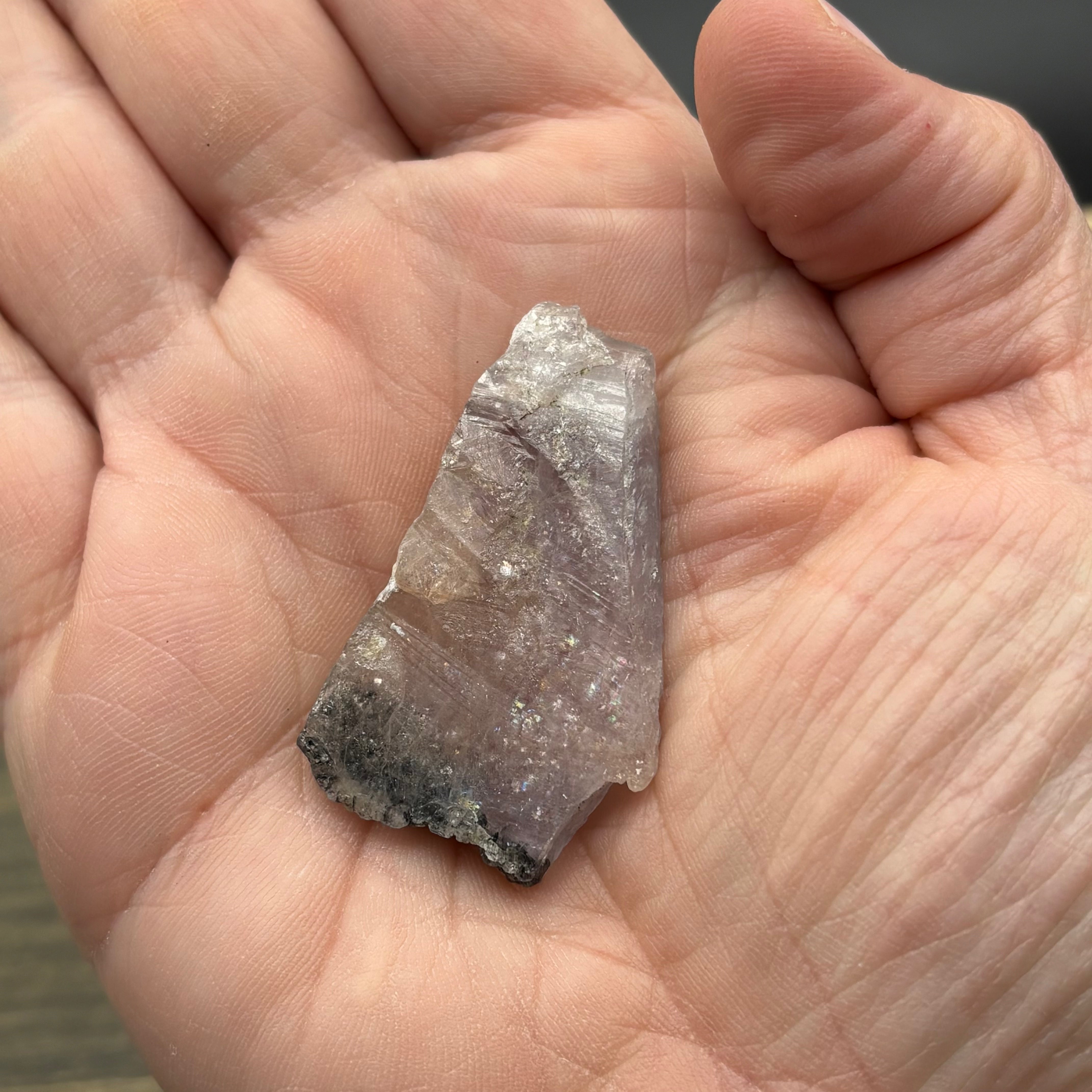 Fluorescent Mangano Axinite - 017