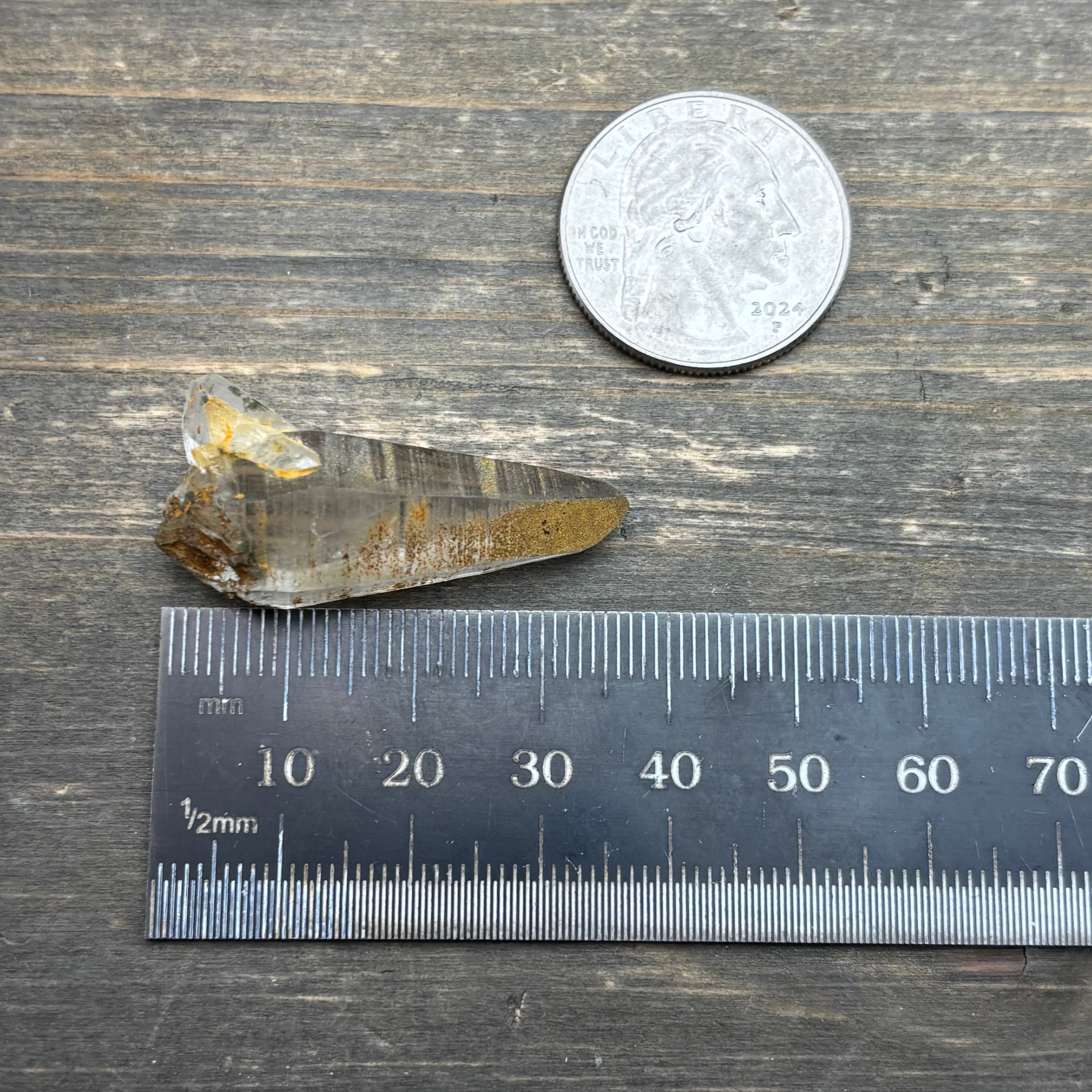 Himalayan Chlorite Quartz Point - 126