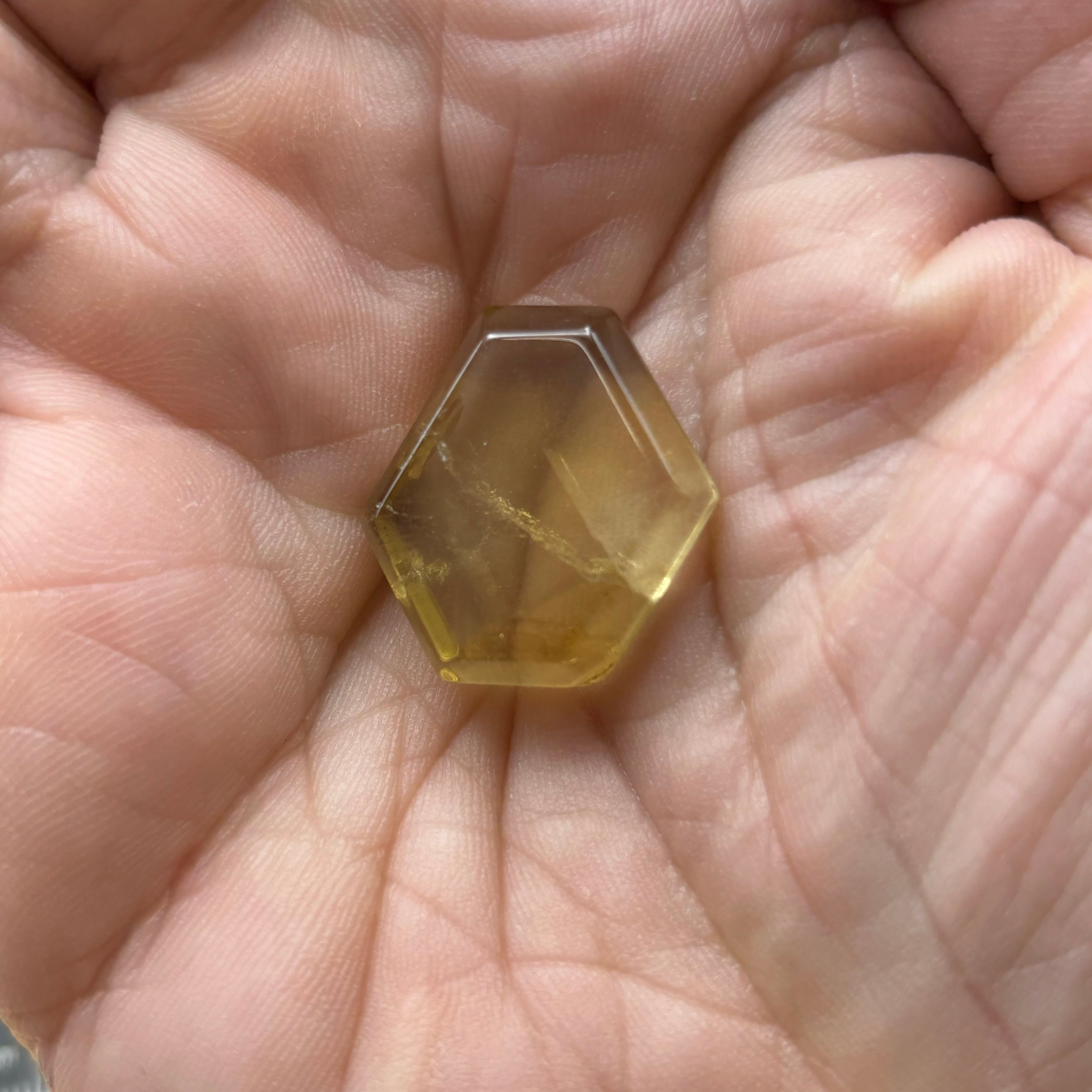 Citrine Crystal Cross-Section - 044