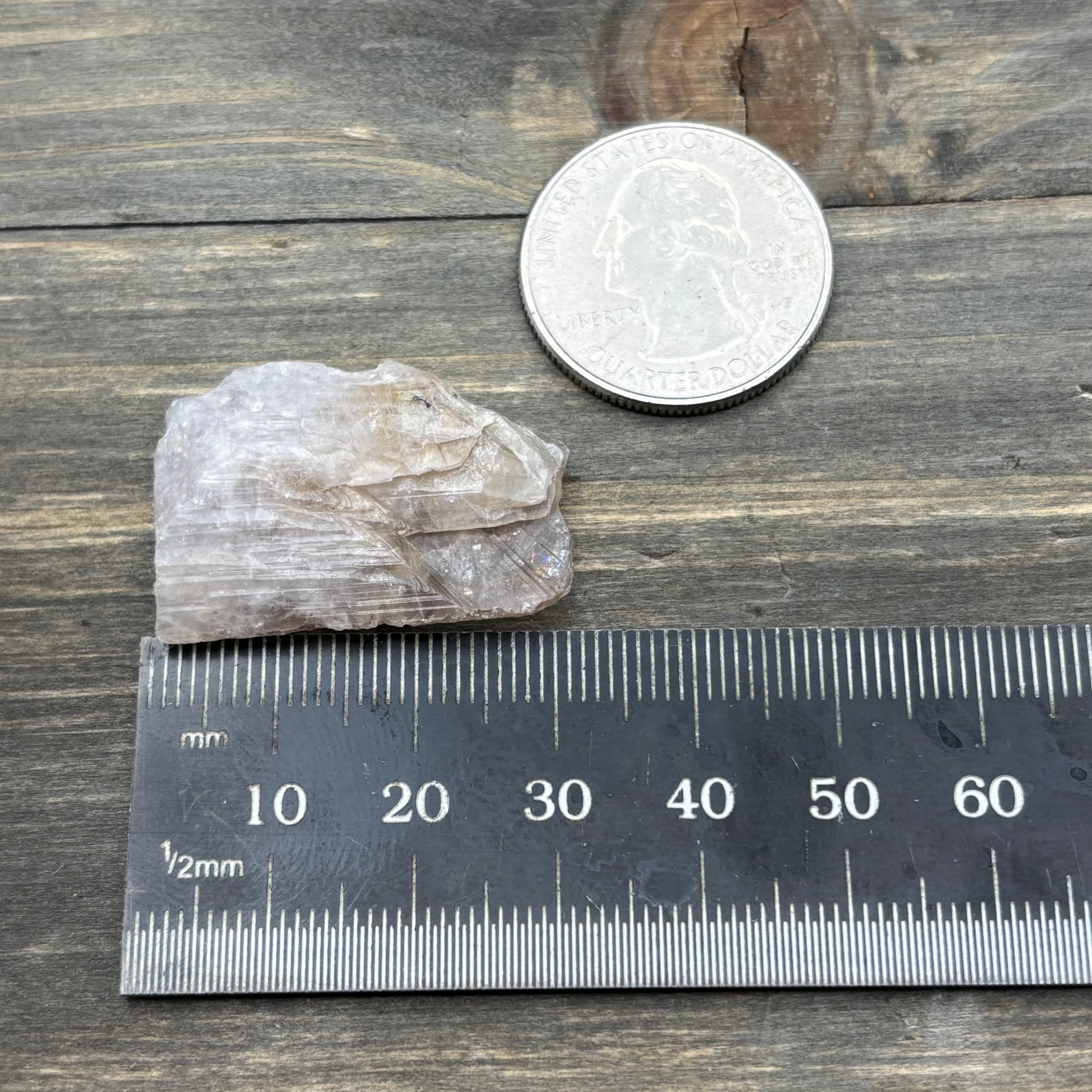 Fluorescent Mangano Axinite - 029