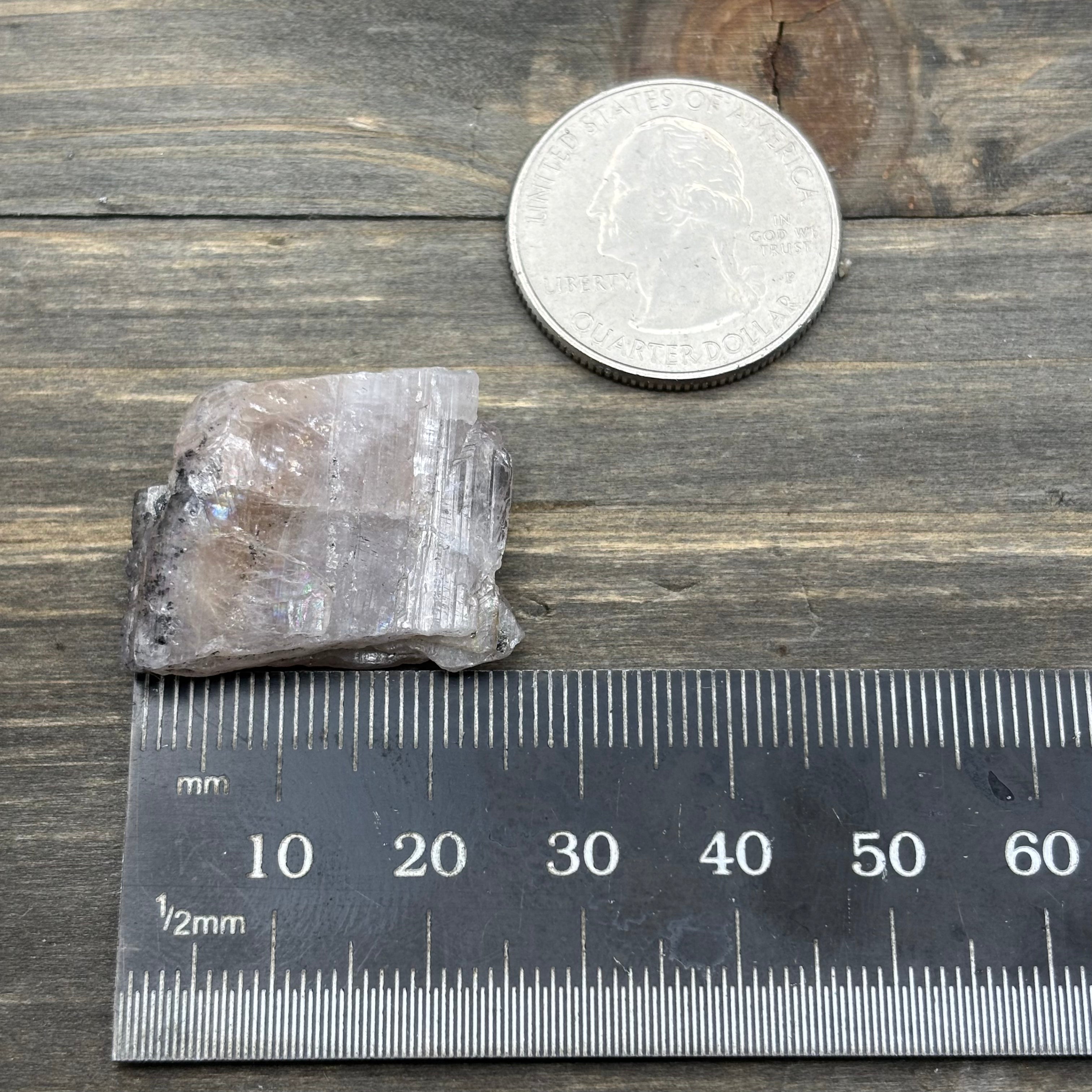 Fluorescent Mangano Axinite - 034