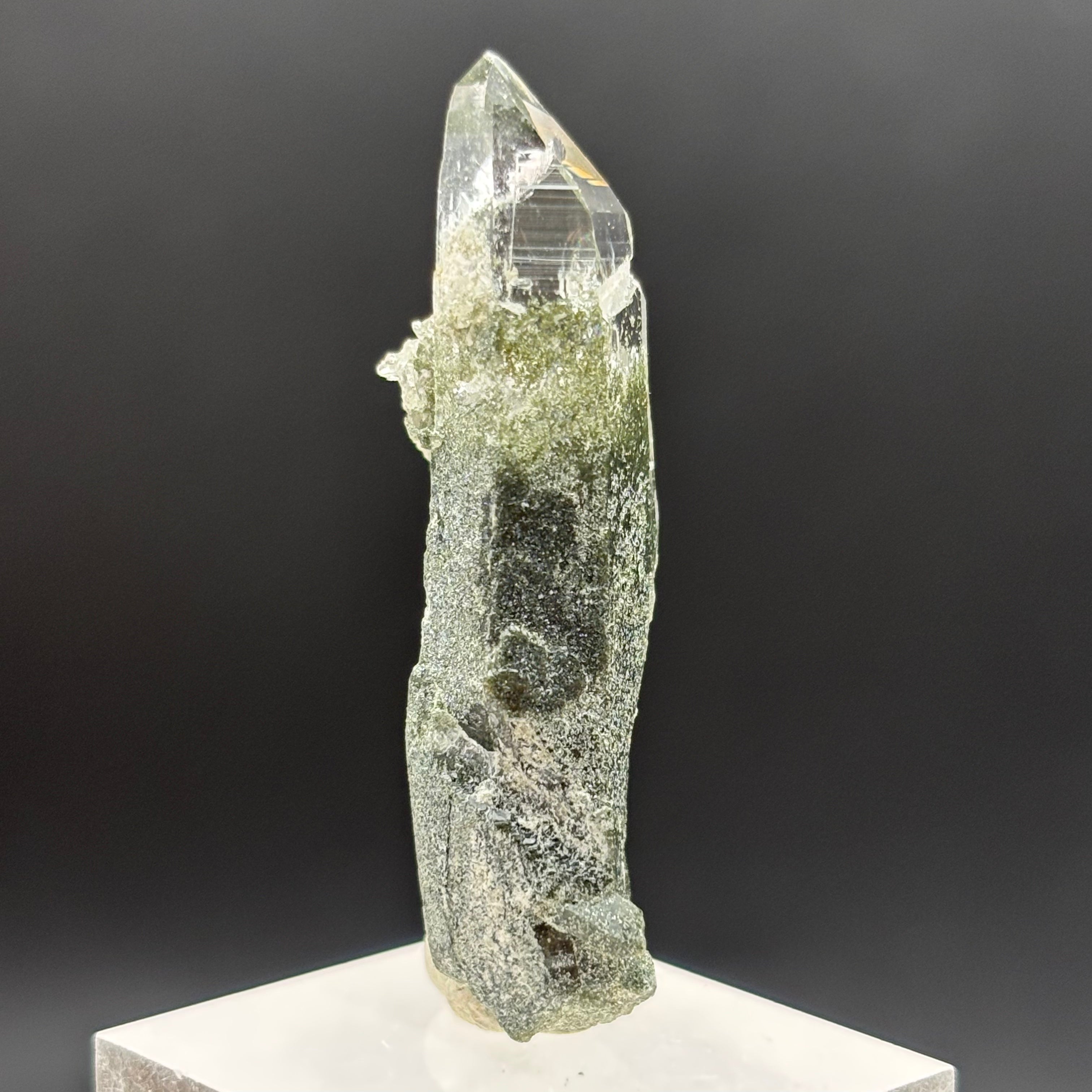 Himalayan Chlorite Quartz Point - 156