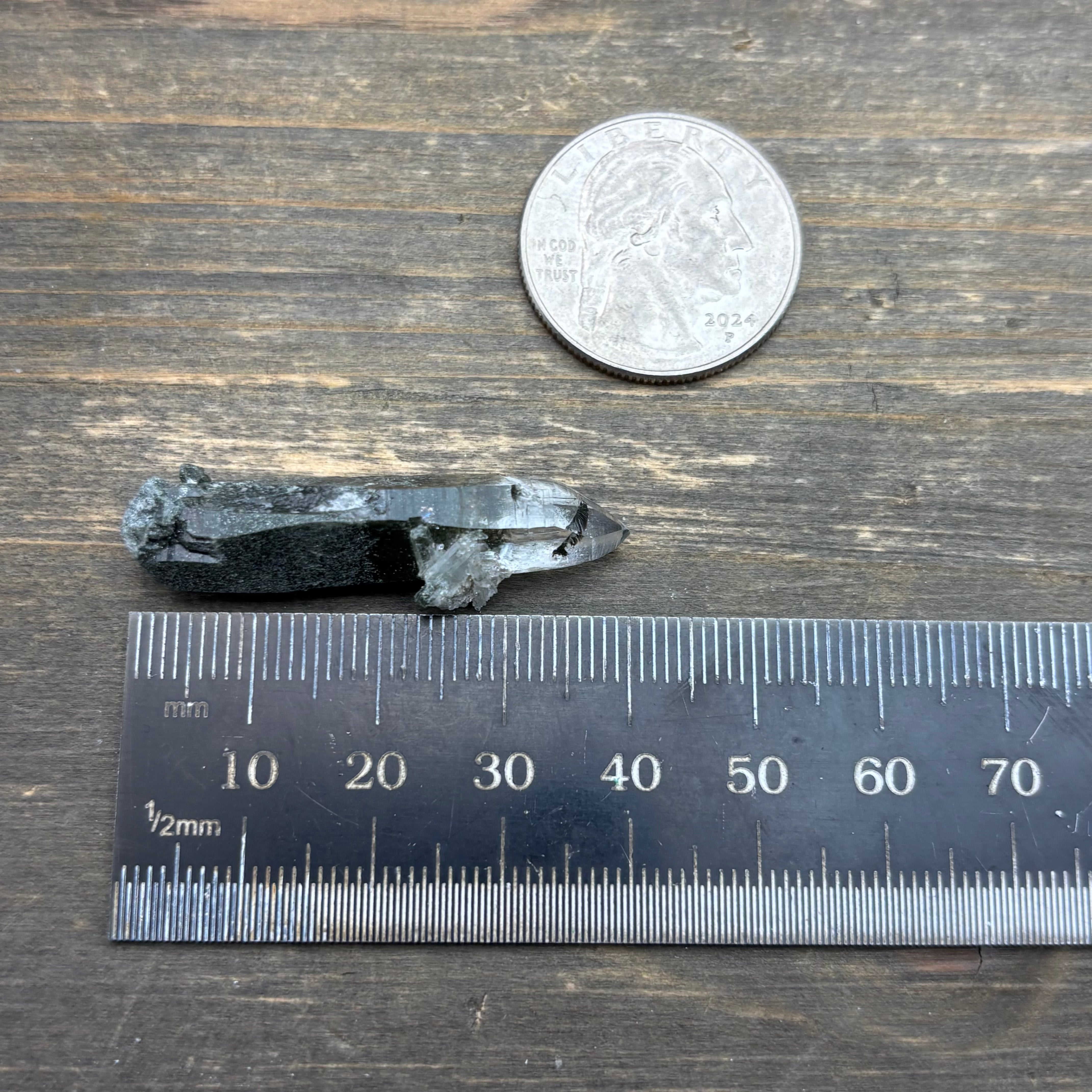 Himalayan Chlorite Quartz Point - 156