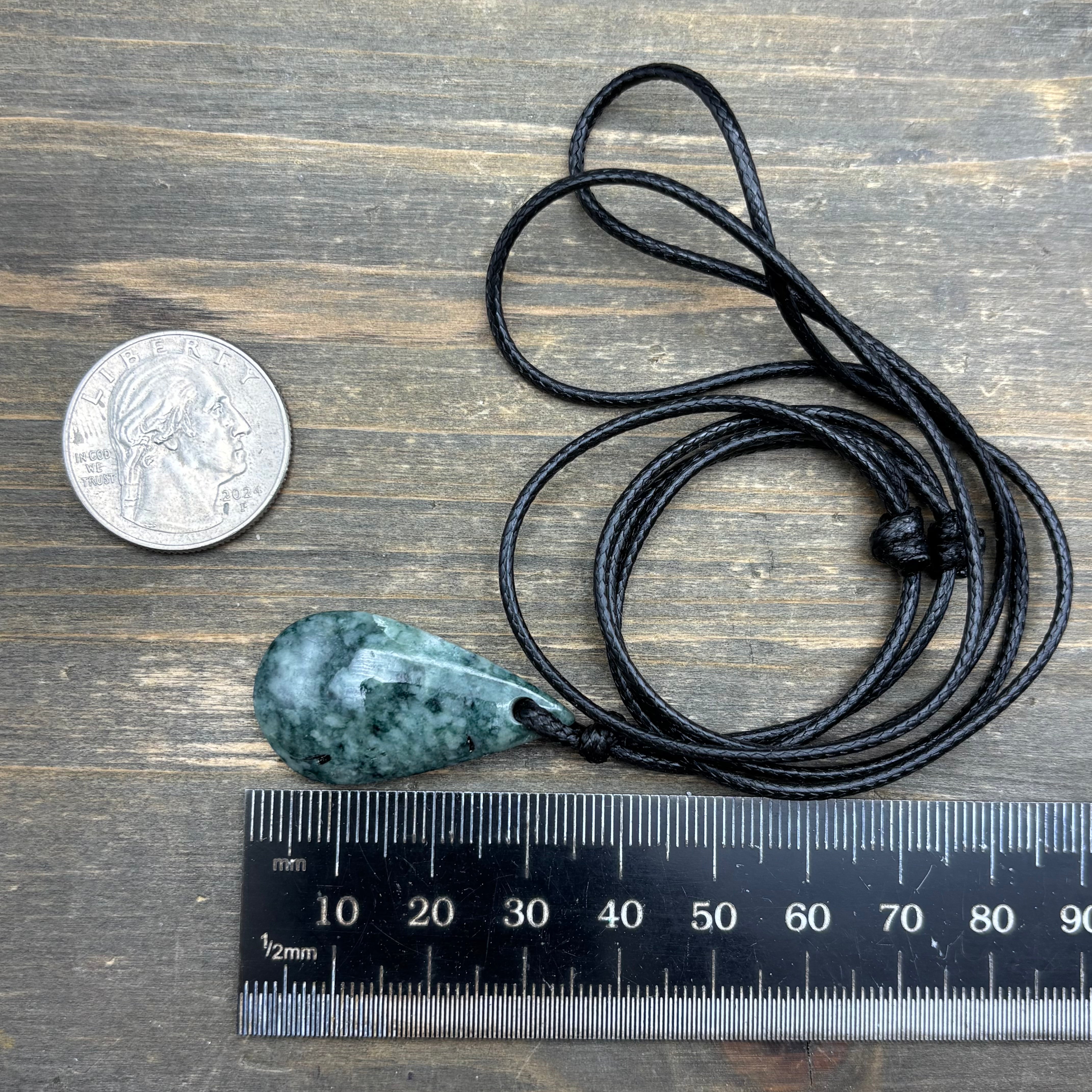 Mayan Jade Necklace- 019