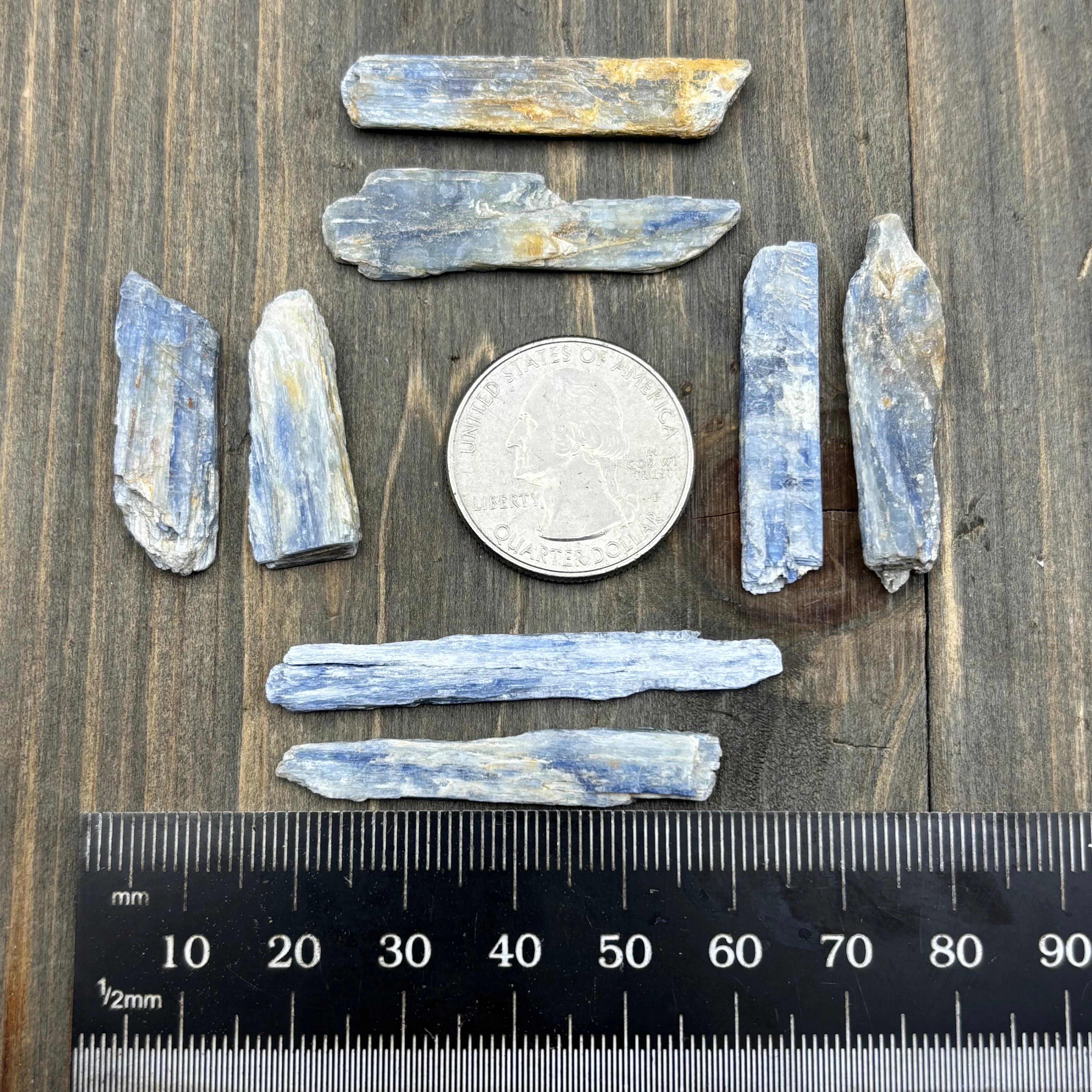 Kyanite Point Pair