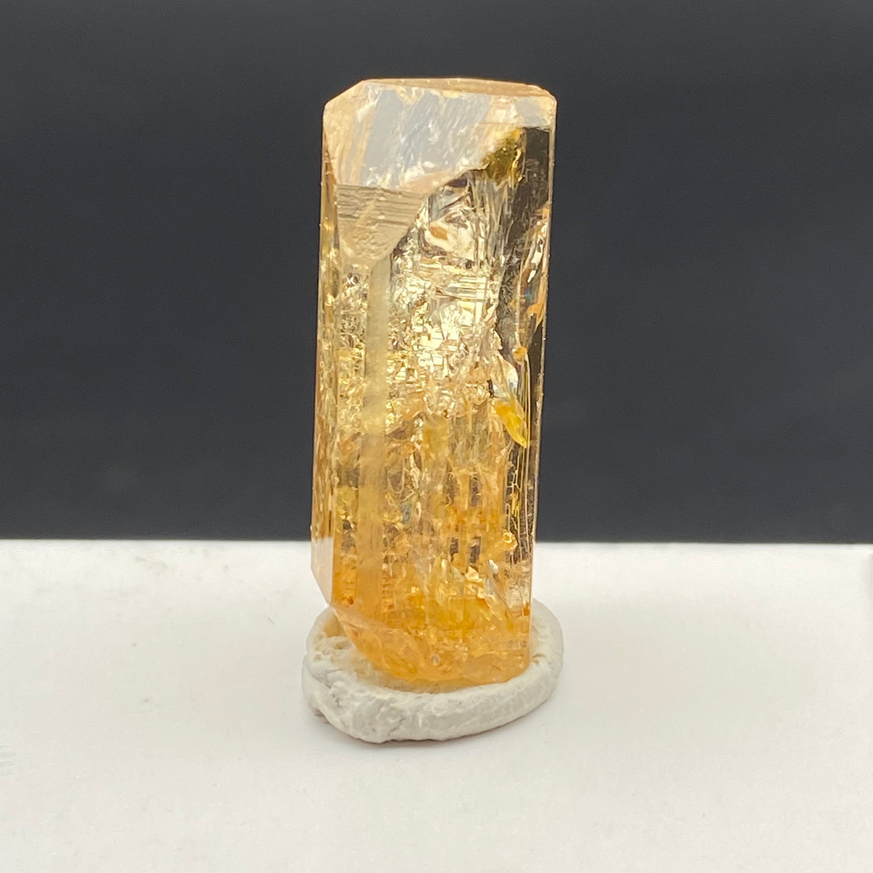 Imperial Topaz Natural Full Terminated Crystal - 093