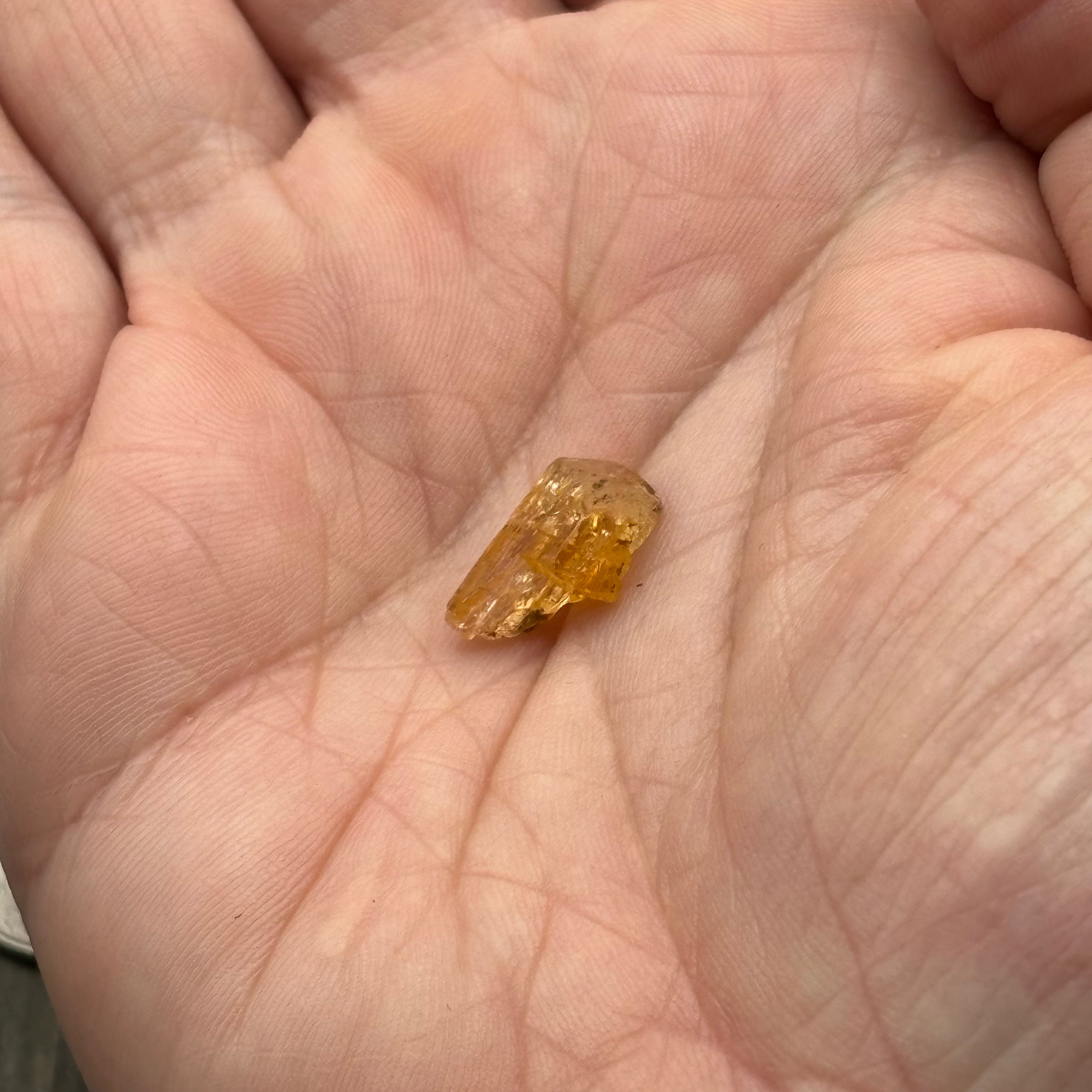 Imperial Topaz Natural Full Terminated Crystal - 233