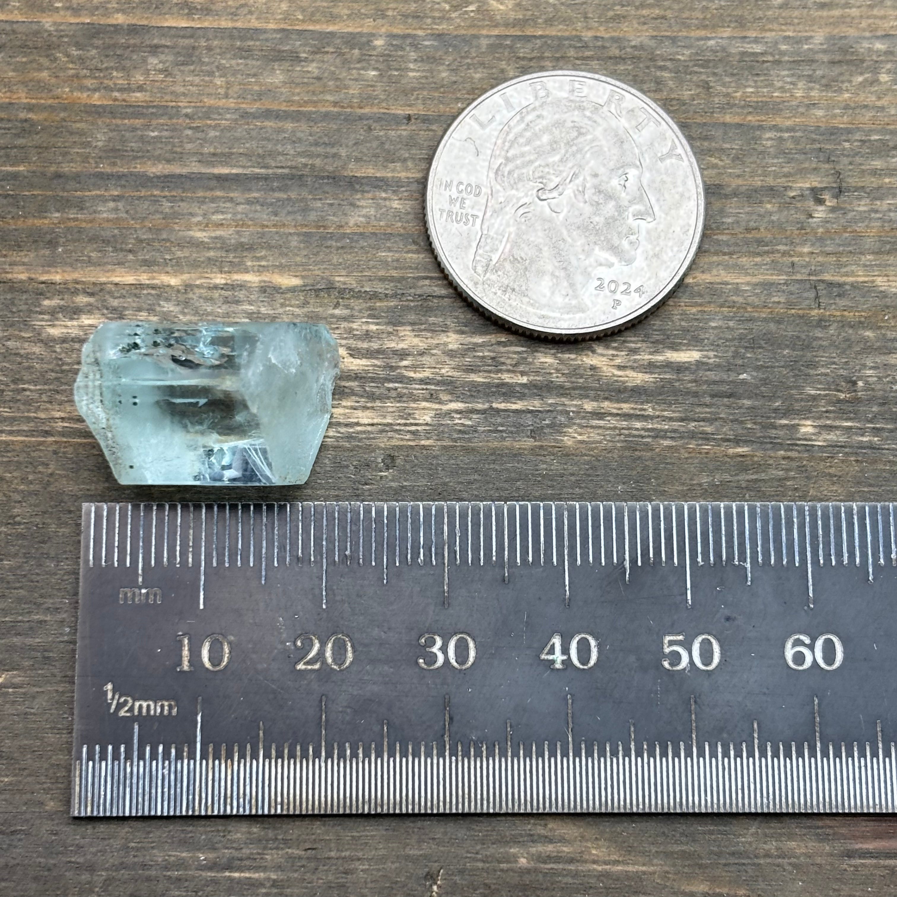 Aquamarine Crystal from the High Himalayas - 002