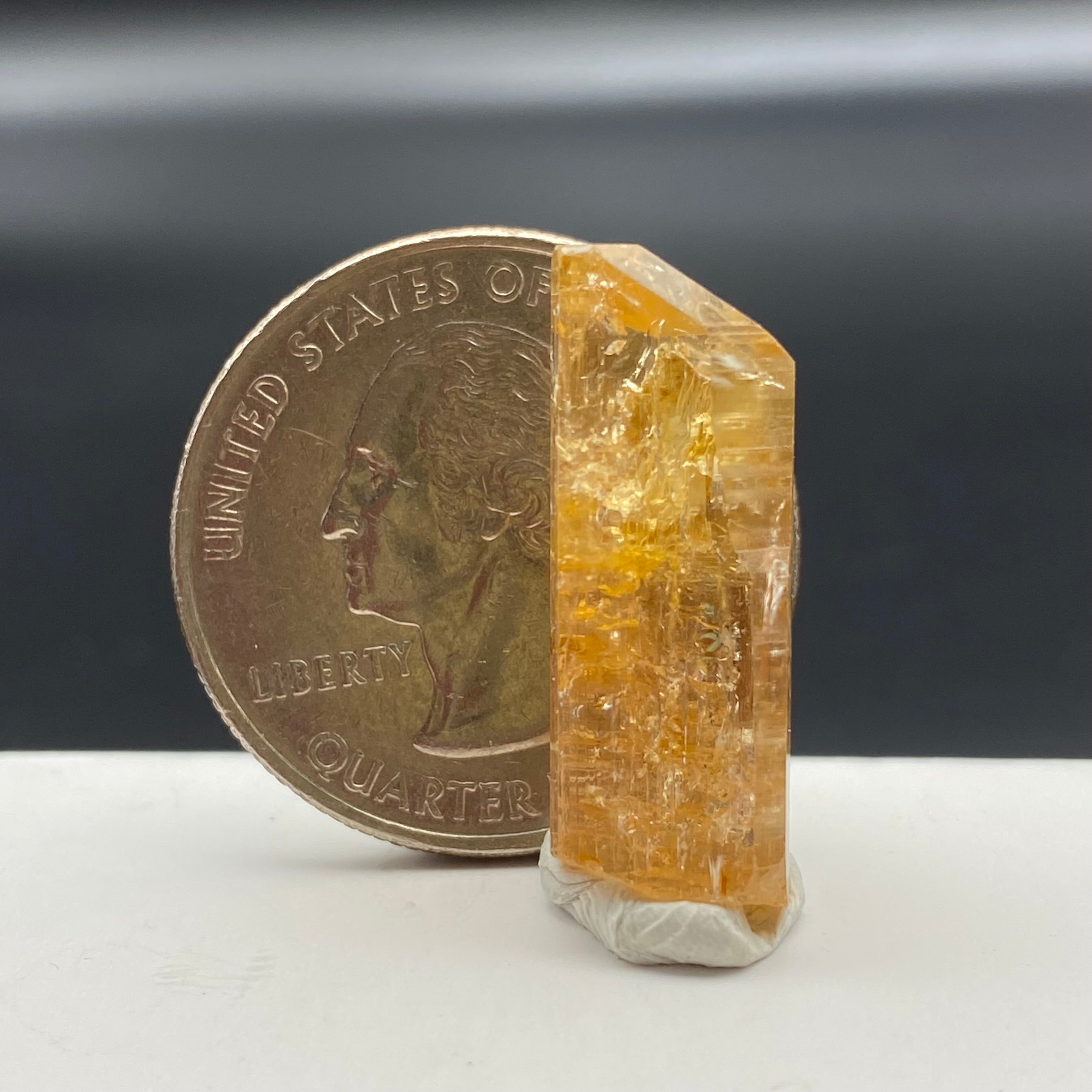 Imperial Topaz Natural Full Terminated Crystal - 097