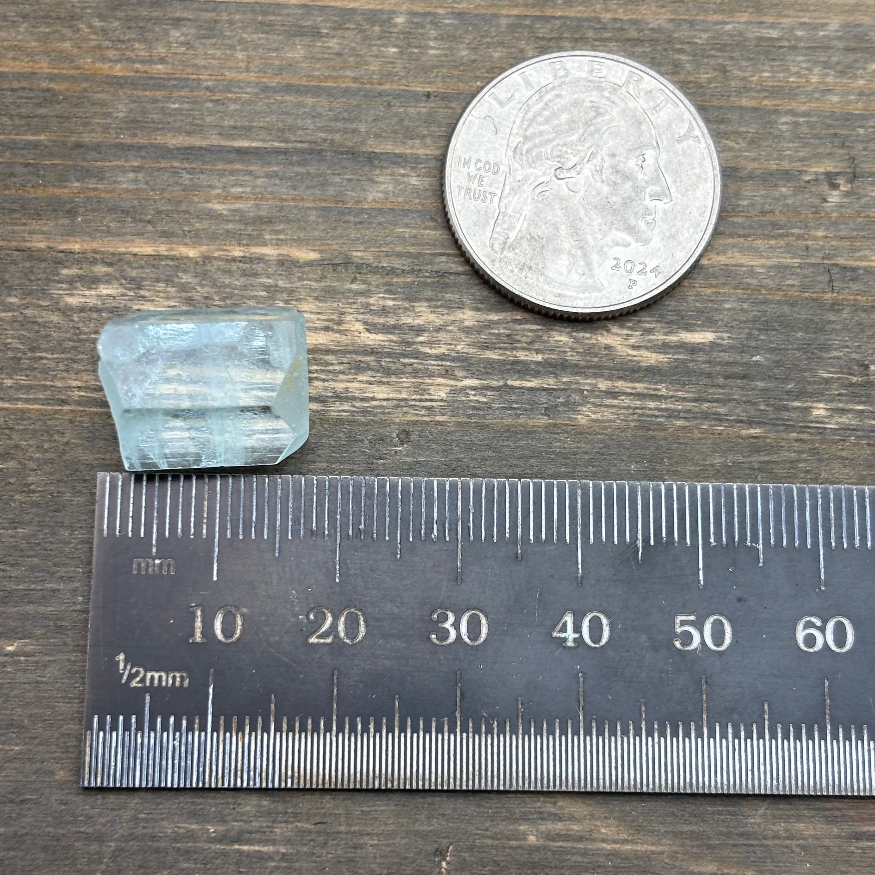 Aquamarine Crystal from the High Himalayas - 005