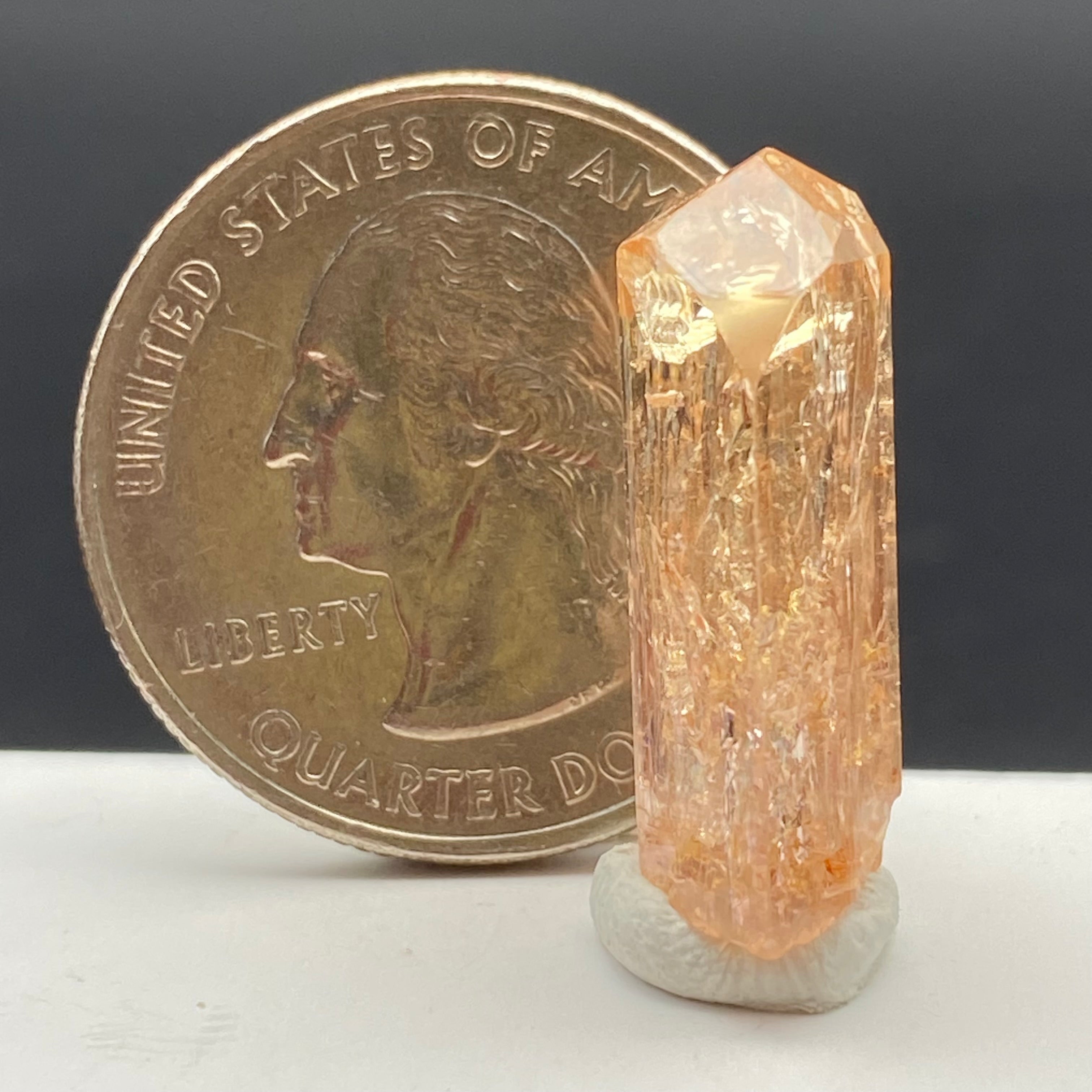 Imperial Topaz Natural Full Terminated Crystal - 101