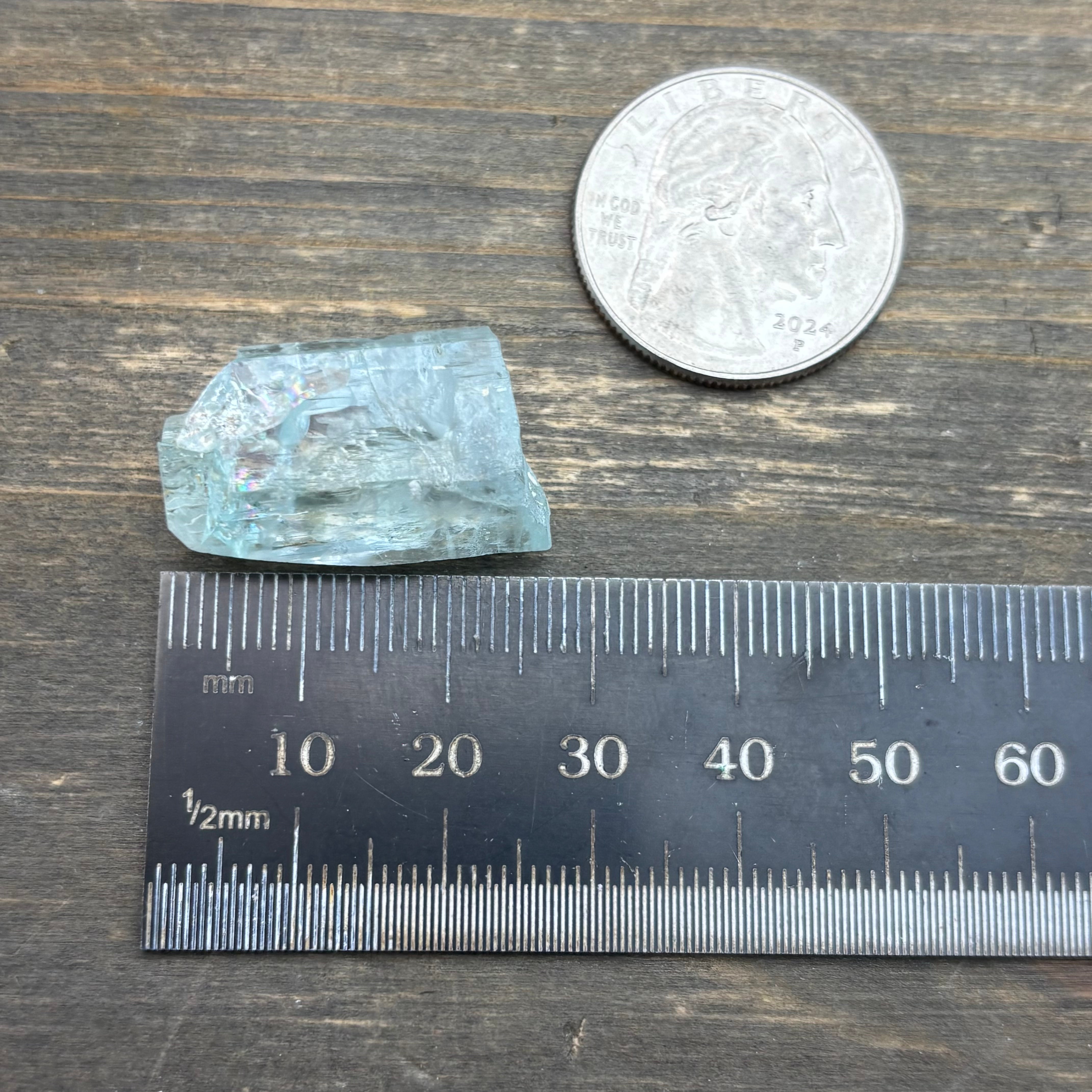 Aquamarine Crystal from the High Himalayas - 006