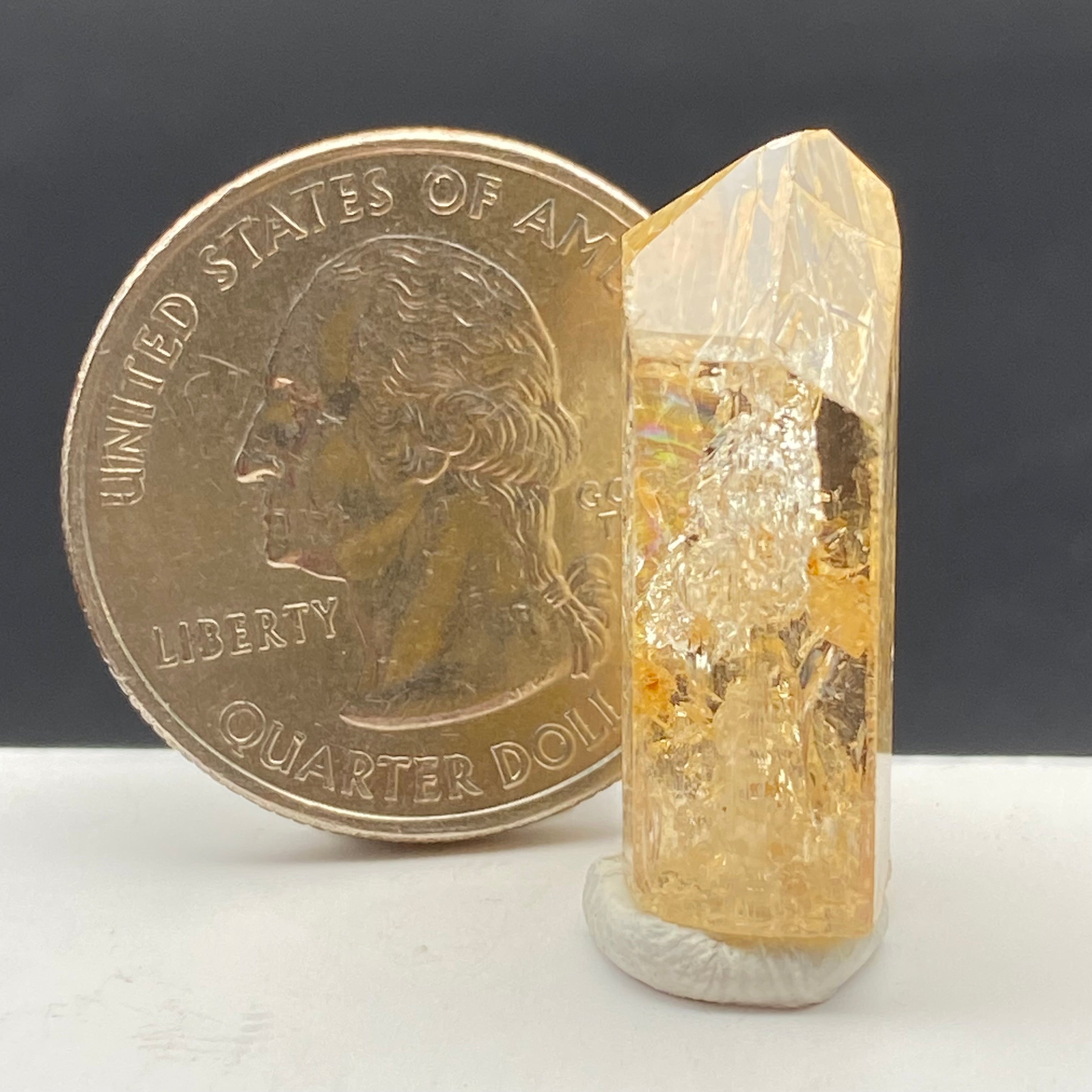 Imperial Topaz Natural Full Terminated Crystal - 102