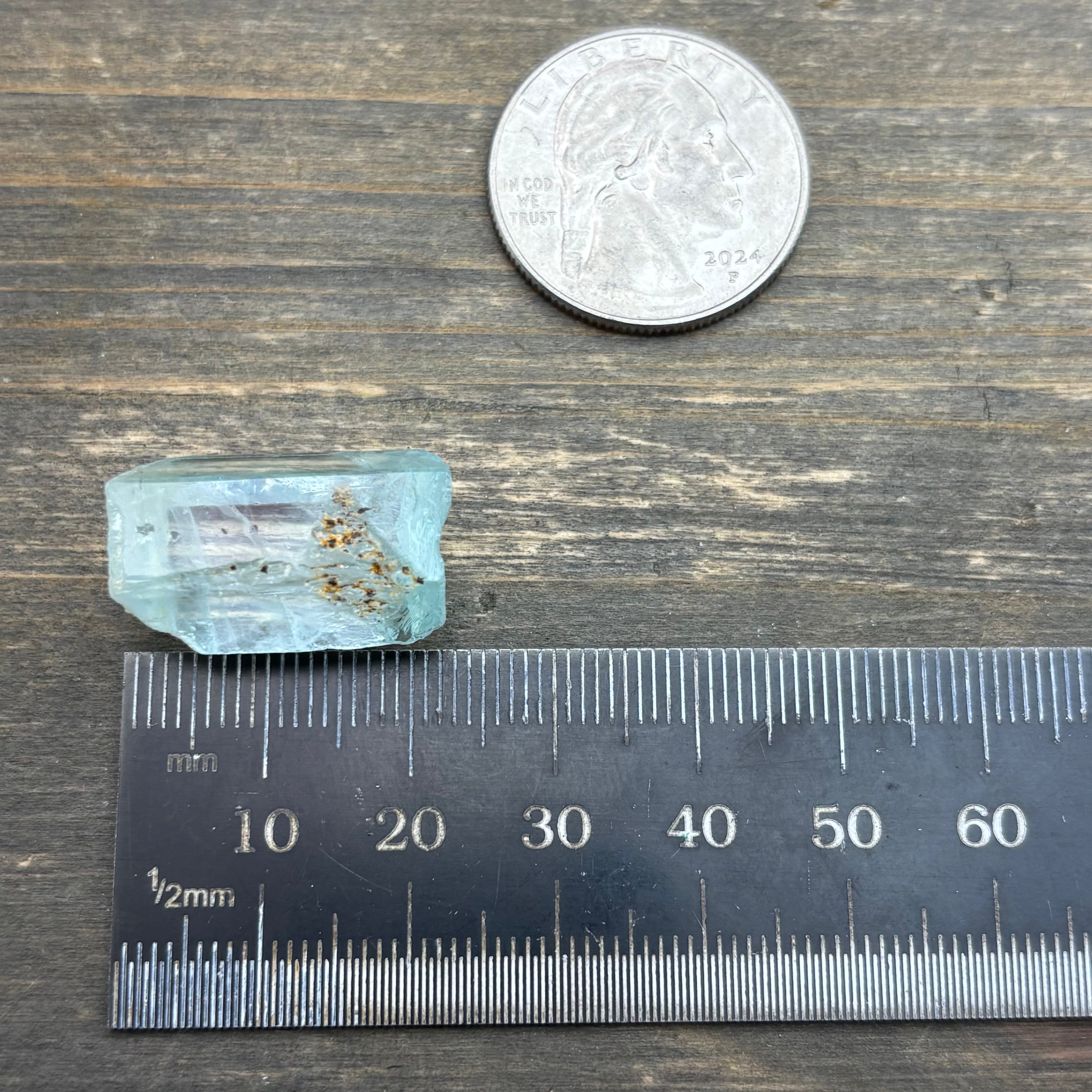 Aquamarine Crystal from the High Himalayas - 009
