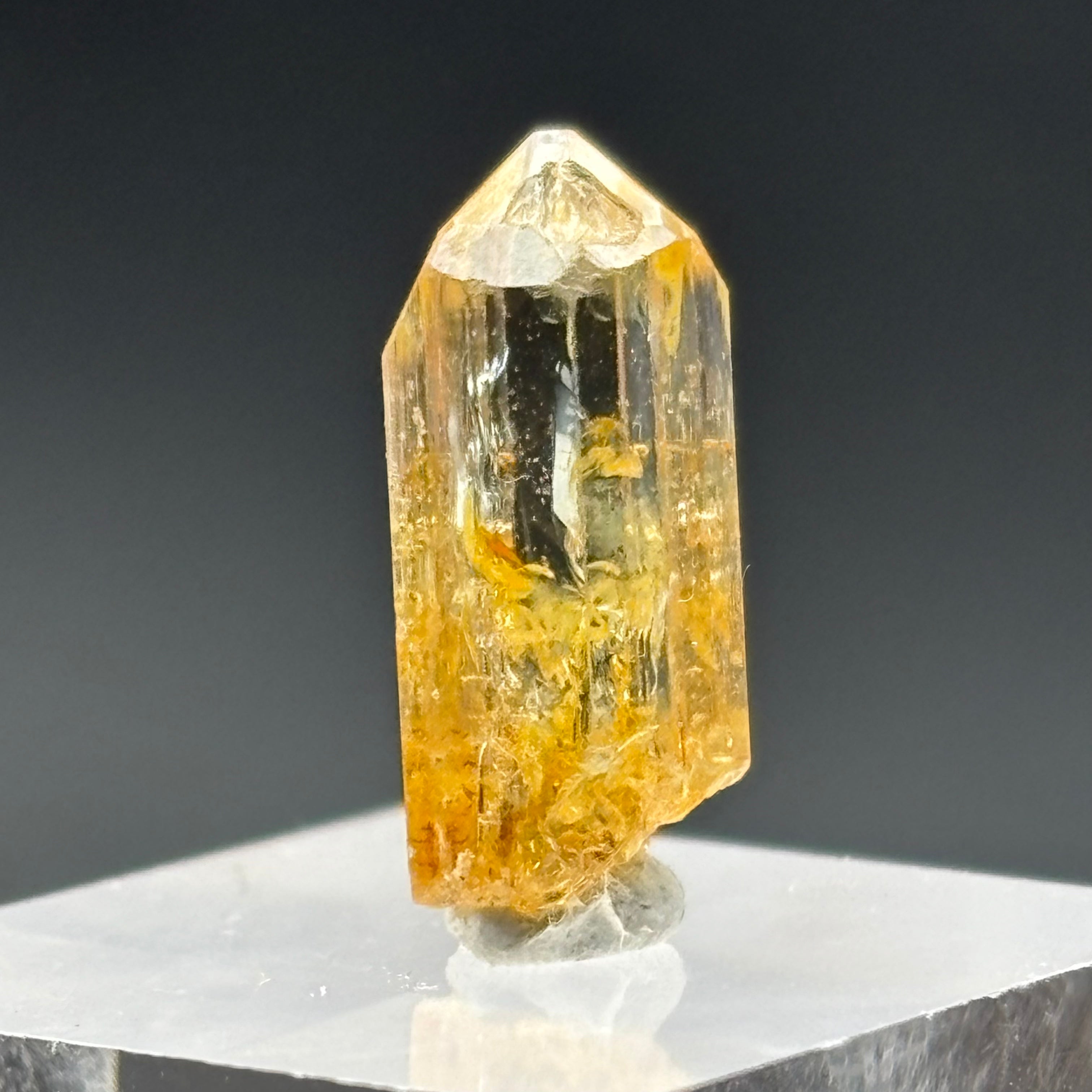 Imperial Topaz Natural Full Terminated Crystal - 242
