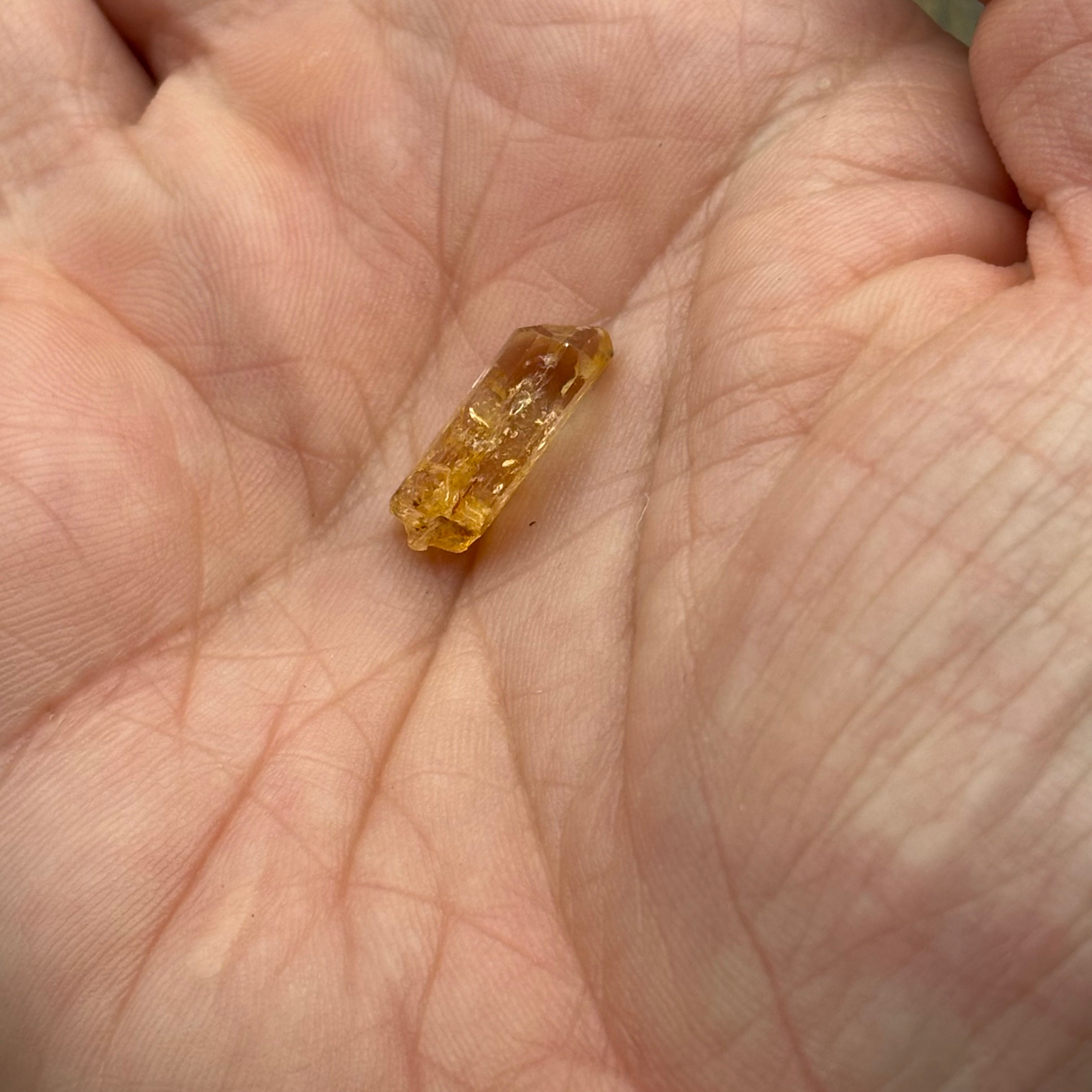 Imperial Topaz Natural Full Terminated Crystal - 242