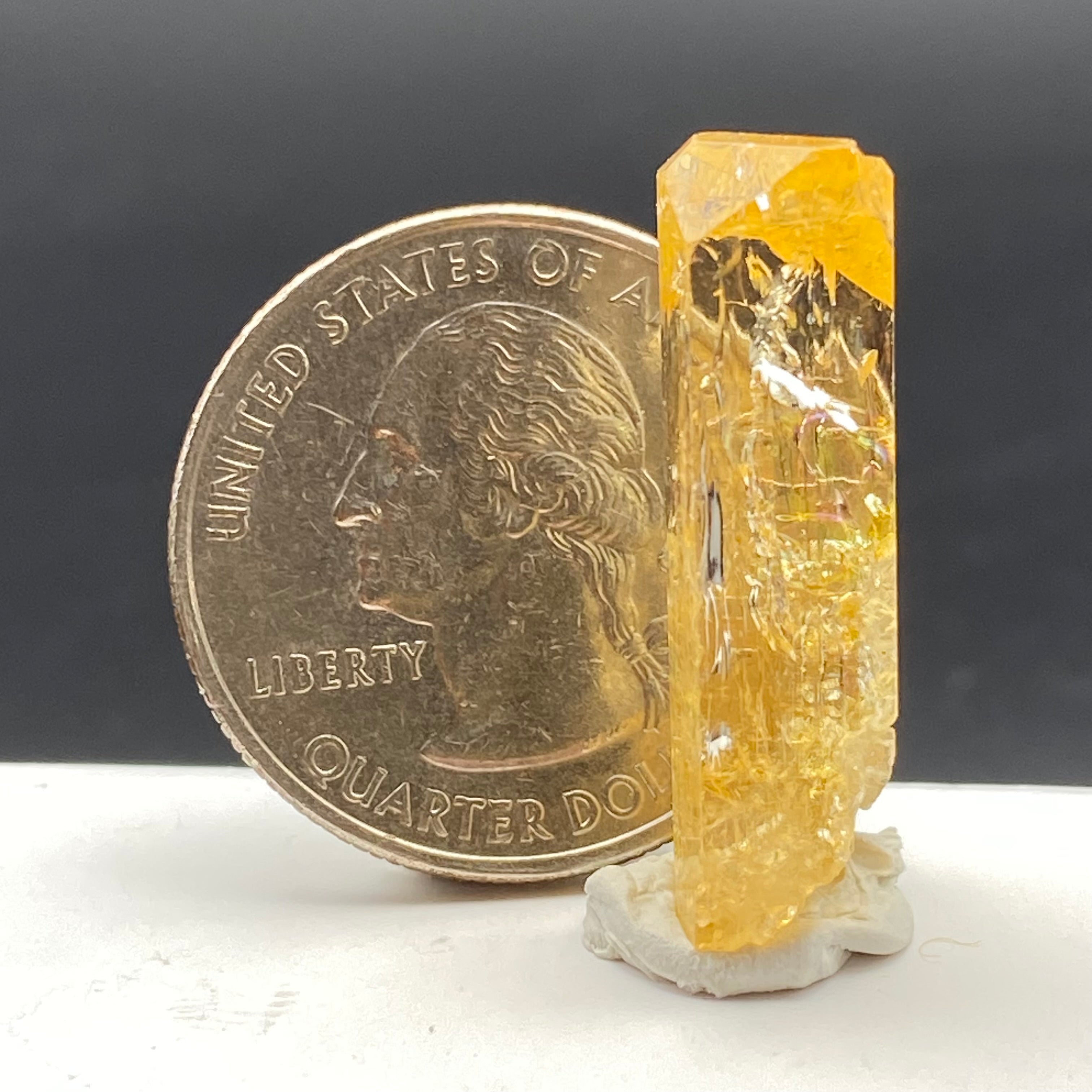 Imperial Topaz Natural Full Terminated Crystal - 109