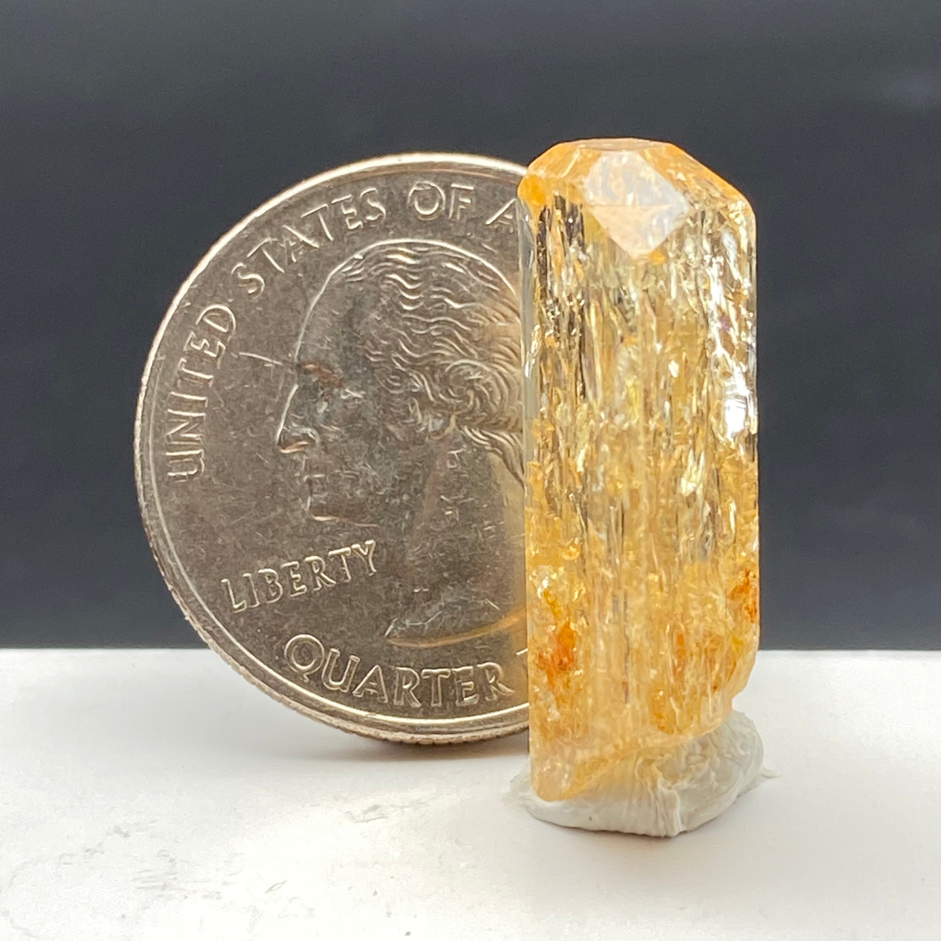Imperial Topaz Natural Full Terminated Crystal - 110