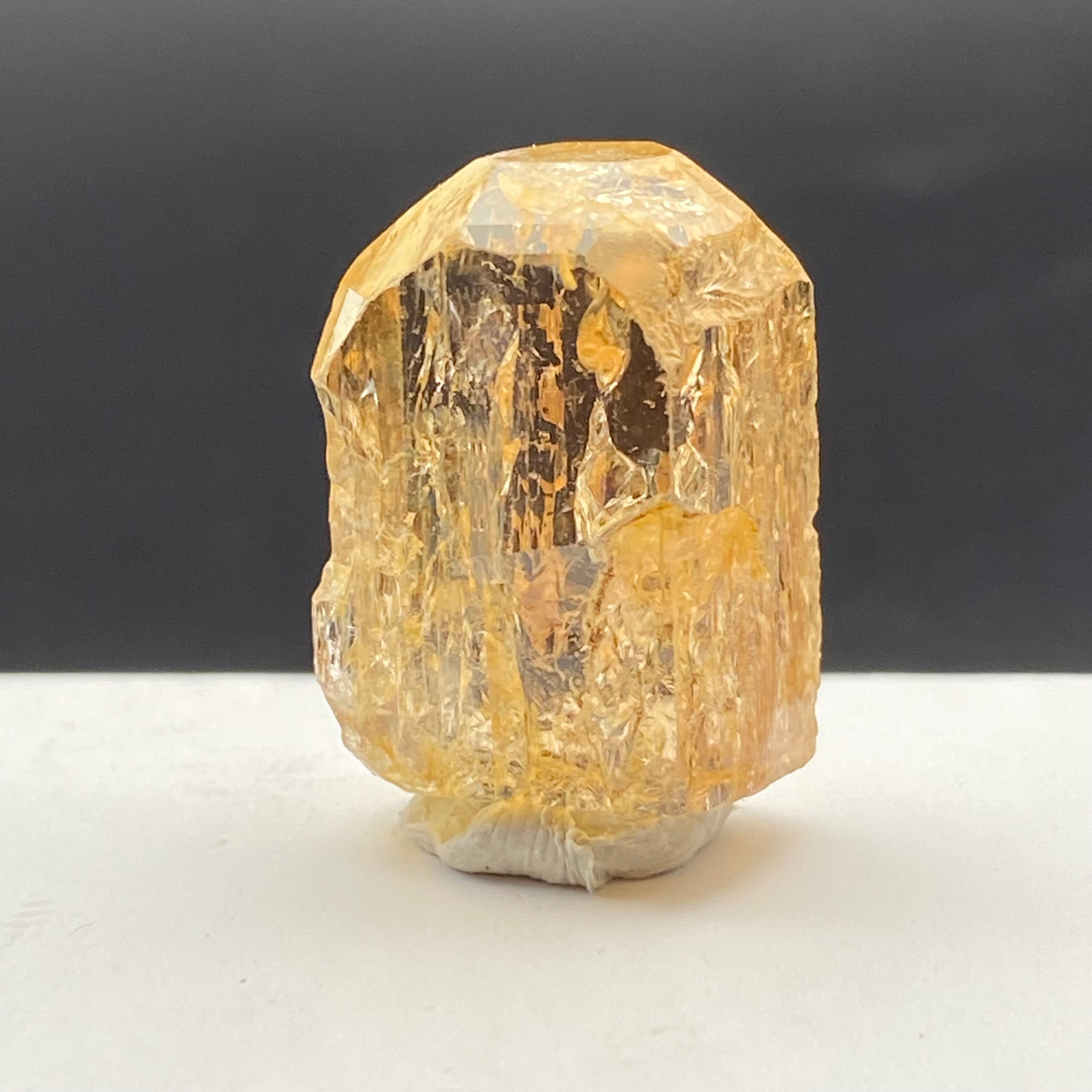 Imperial Topaz Natural Full Terminated Crystal - 111