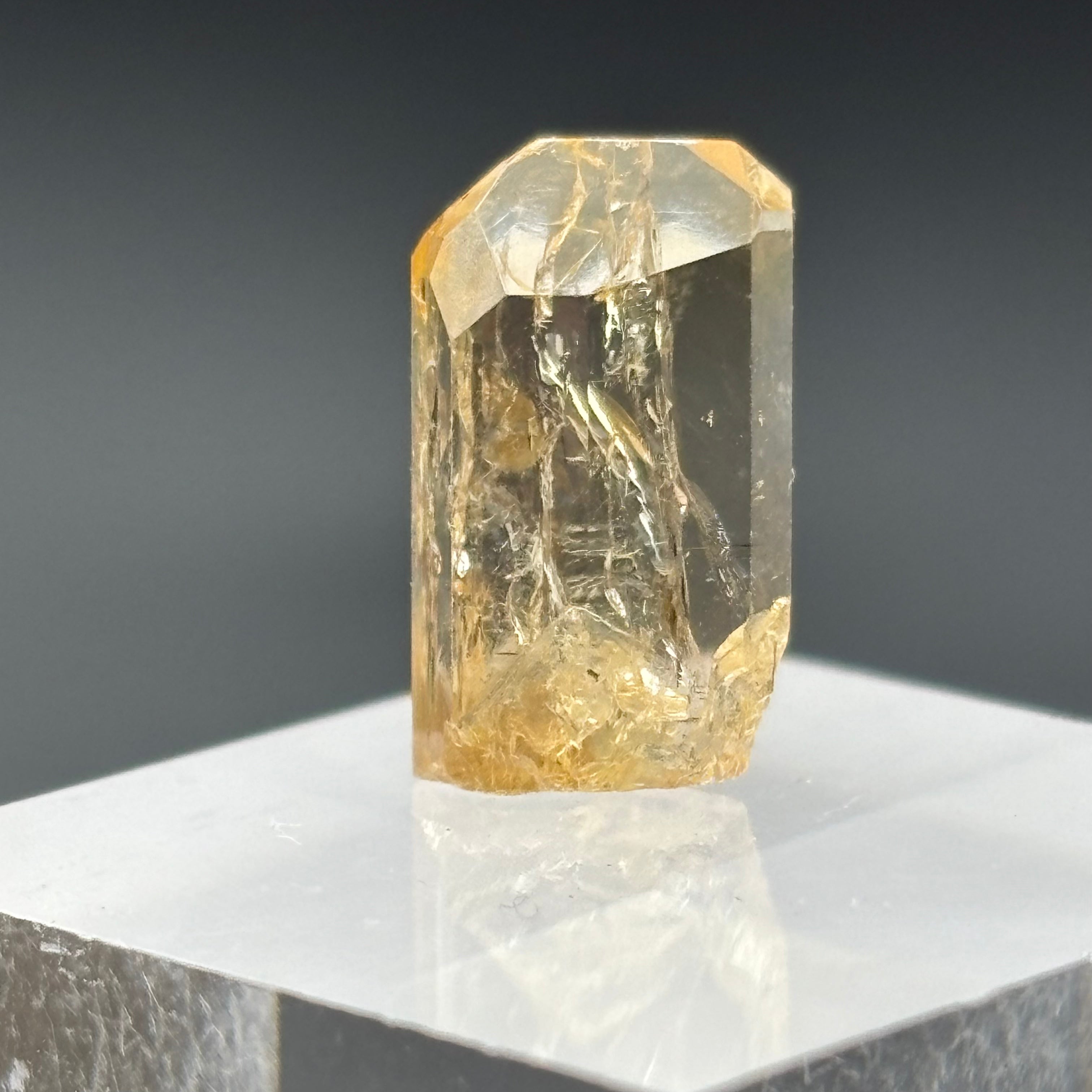 Imperial Topaz Natural Full Terminated Crystal - 245