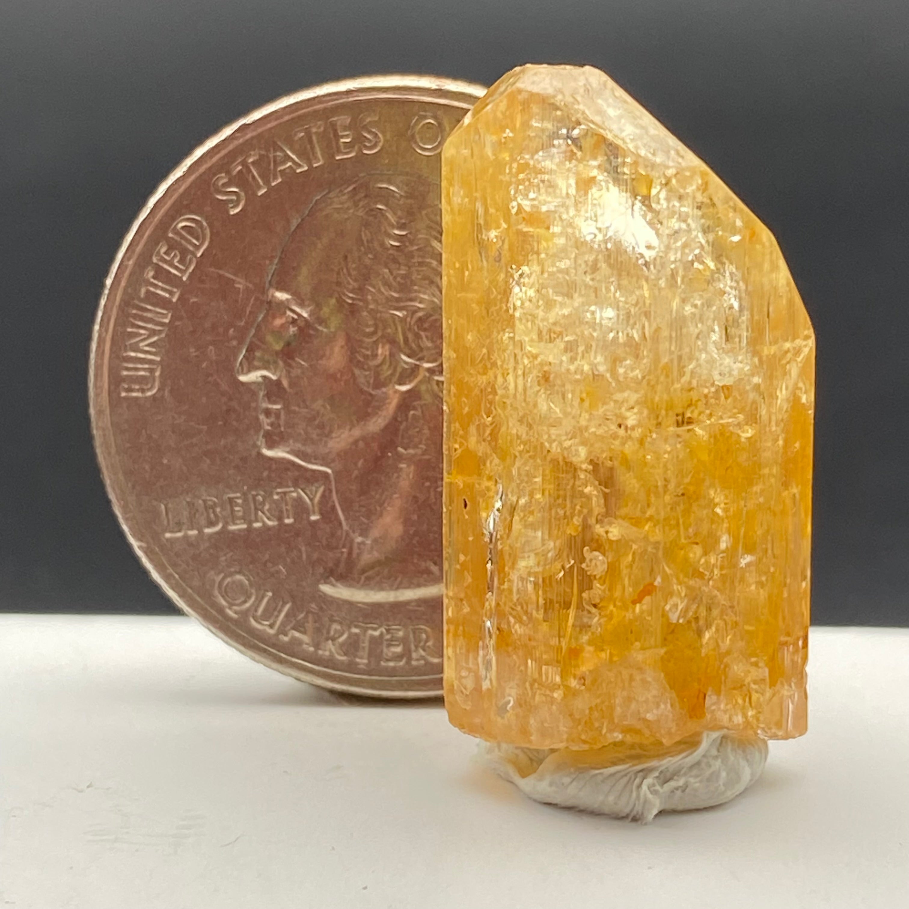 Imperial Topaz Natural Full Terminated Crystal - 112