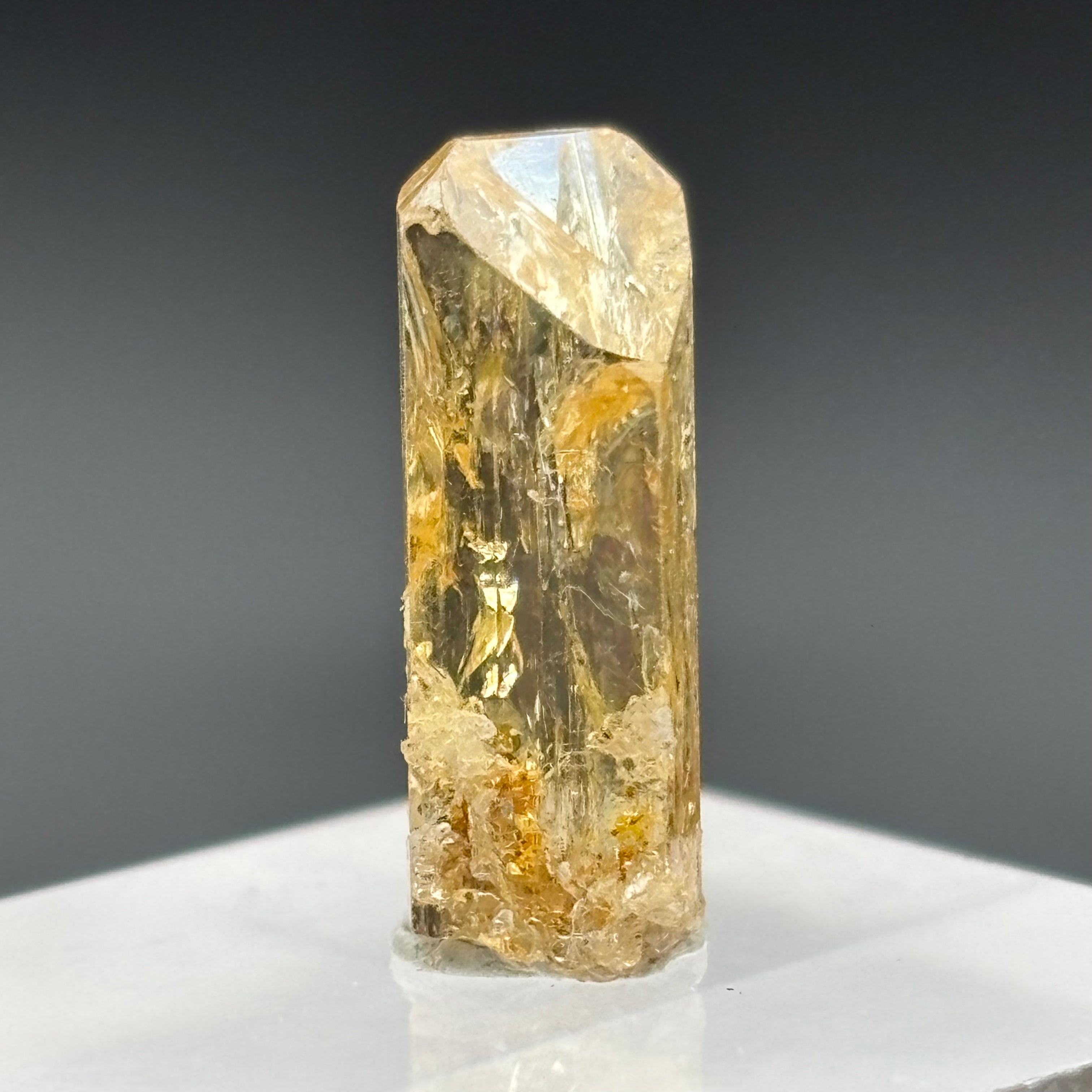 Imperial Topaz Natural Full Terminated Crystal - 249