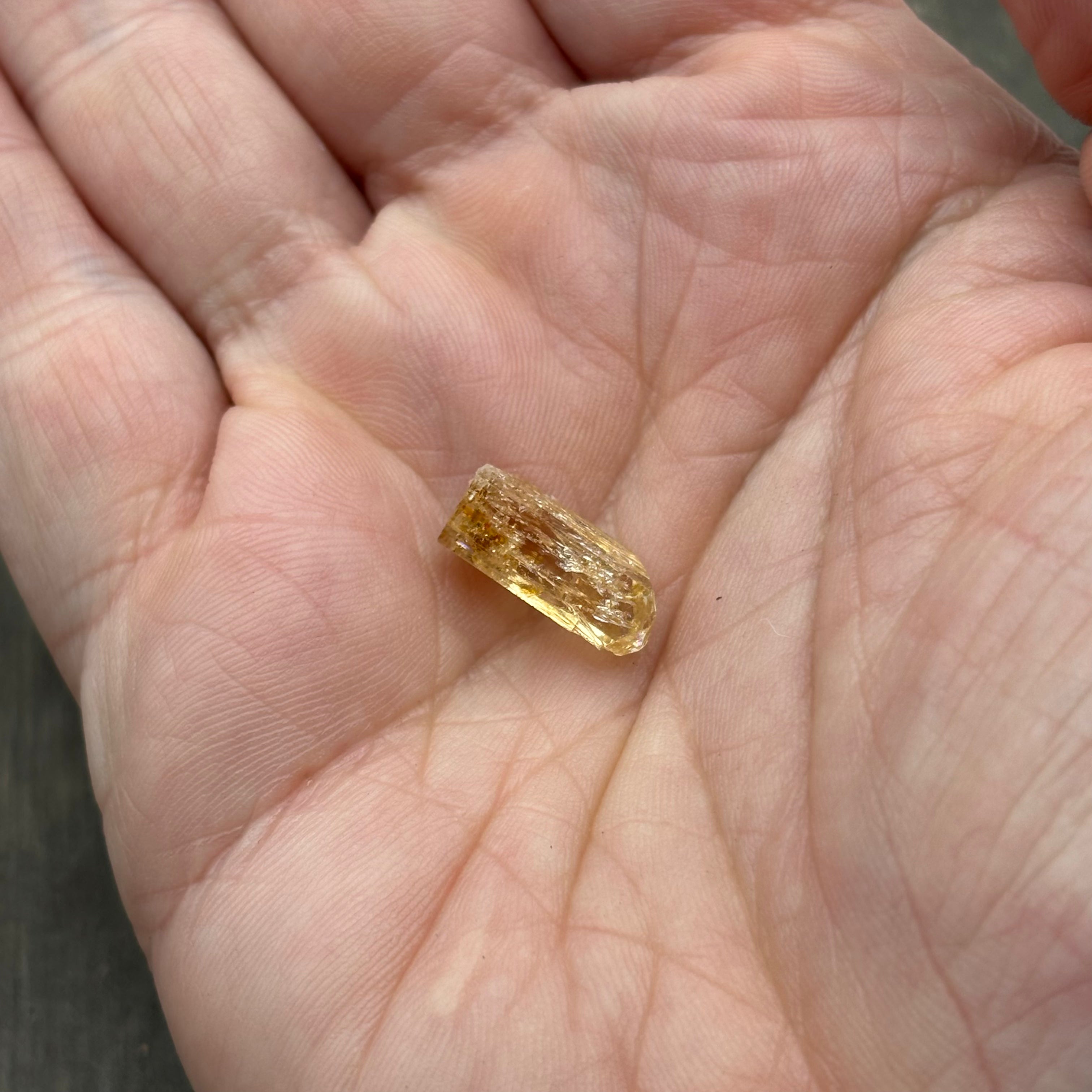 Imperial Topaz Natural Full Terminated Crystal - 249