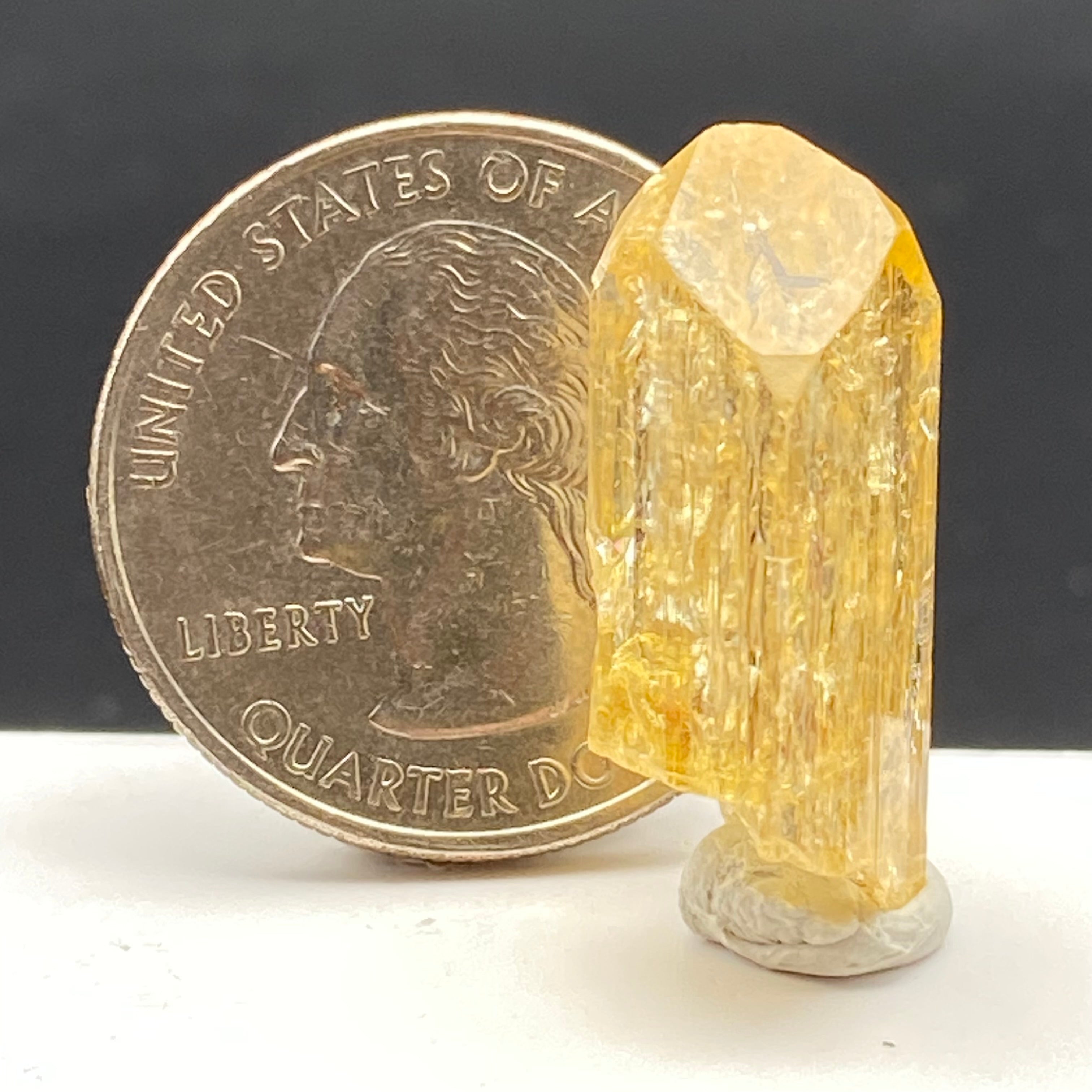 Imperial Topaz Natural Full Terminated Crystal - 117