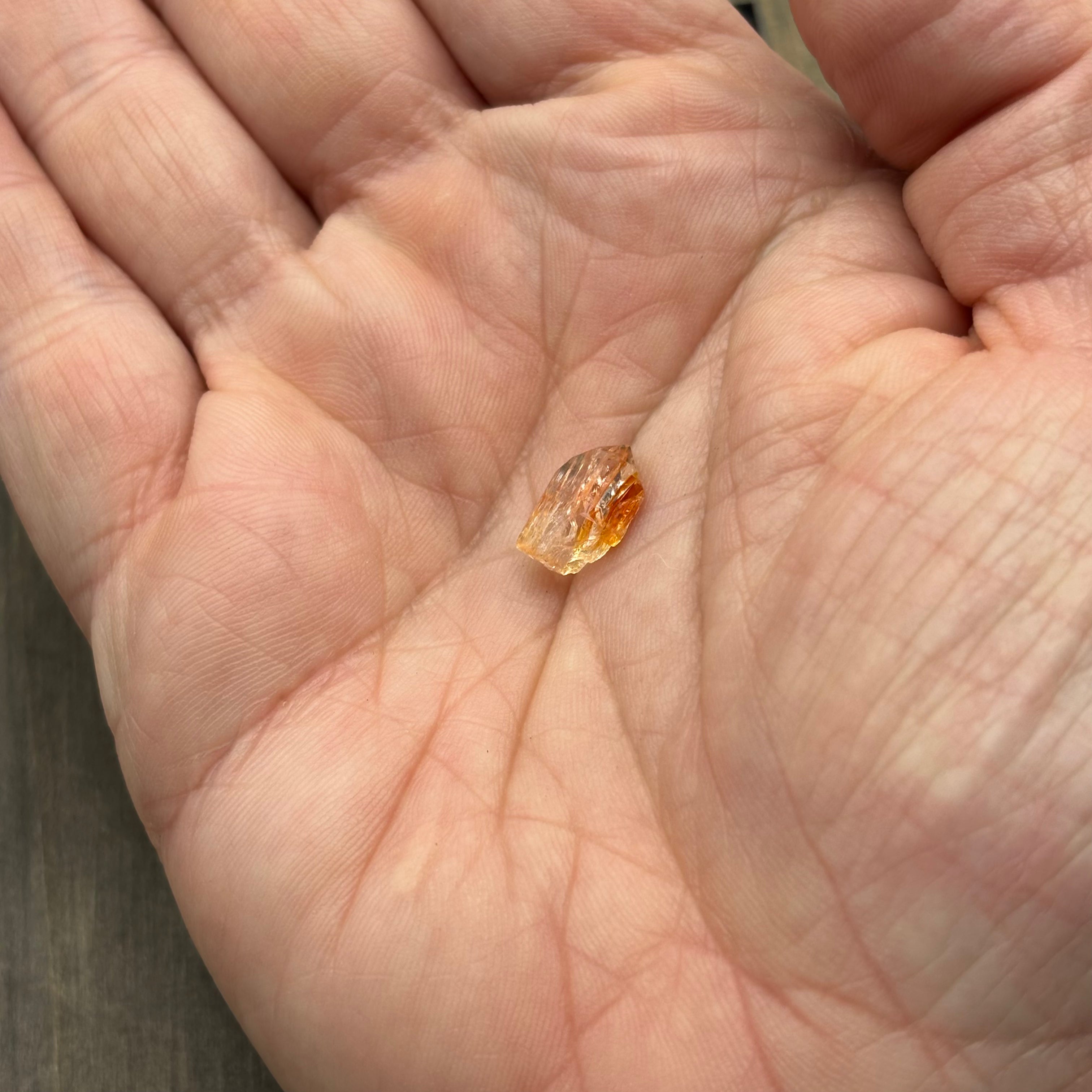 Imperial Topaz Natural Full Terminated Crystal - 250