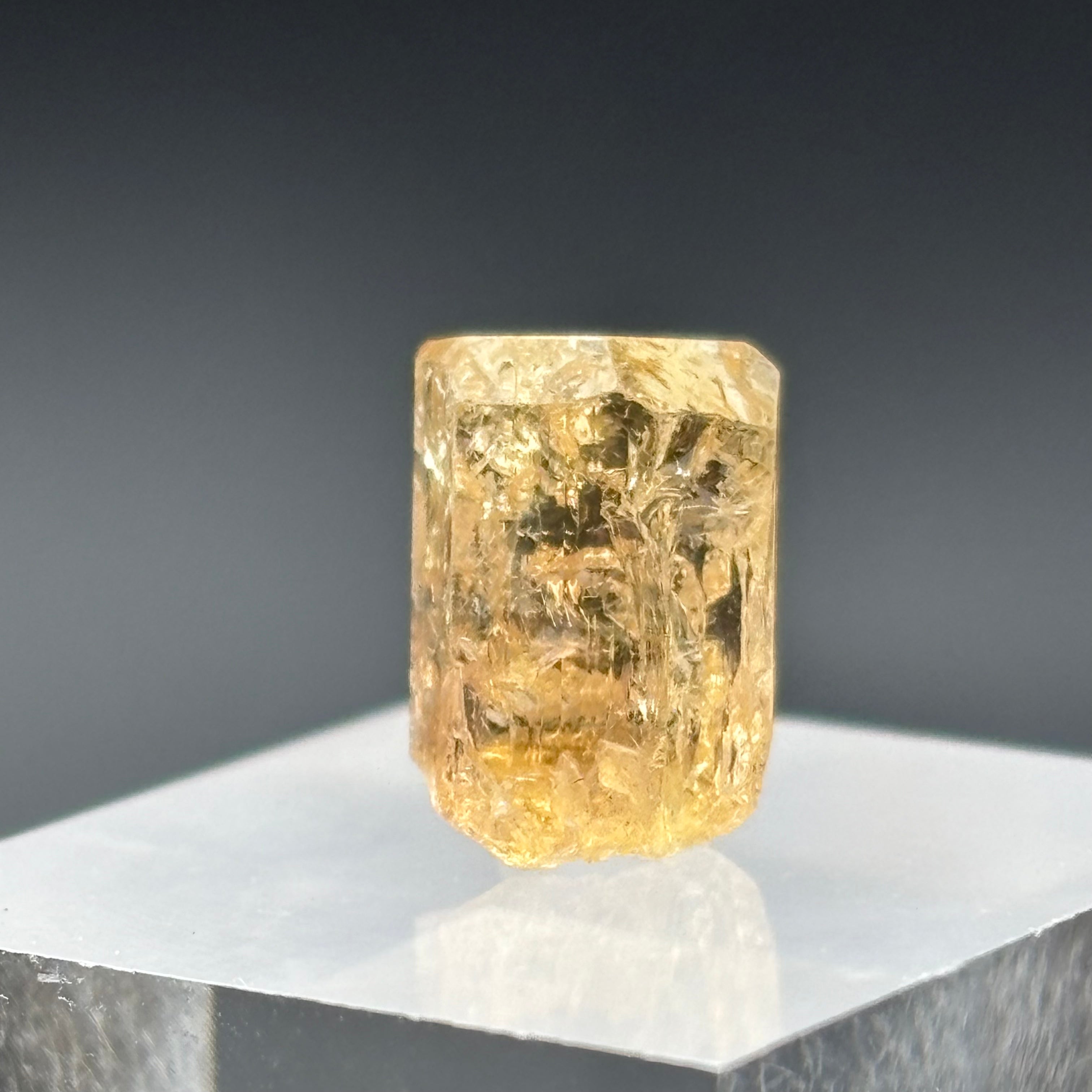 Imperial Topaz Natural Full Terminated Crystal - 252