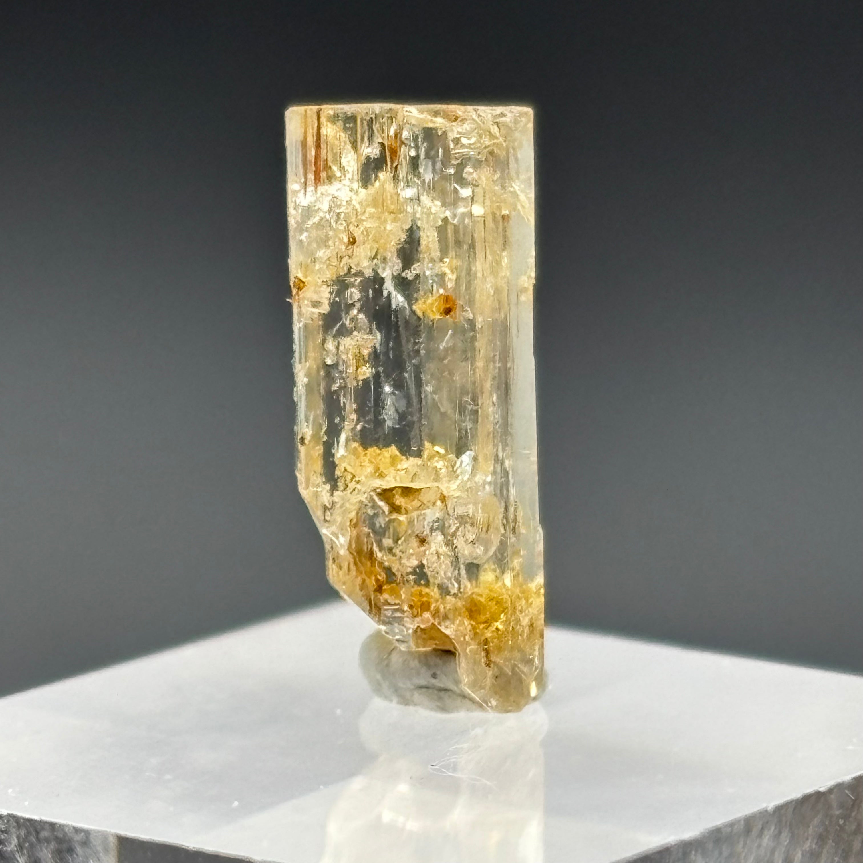 Imperial Topaz Natural Full Terminated Crystal - 253