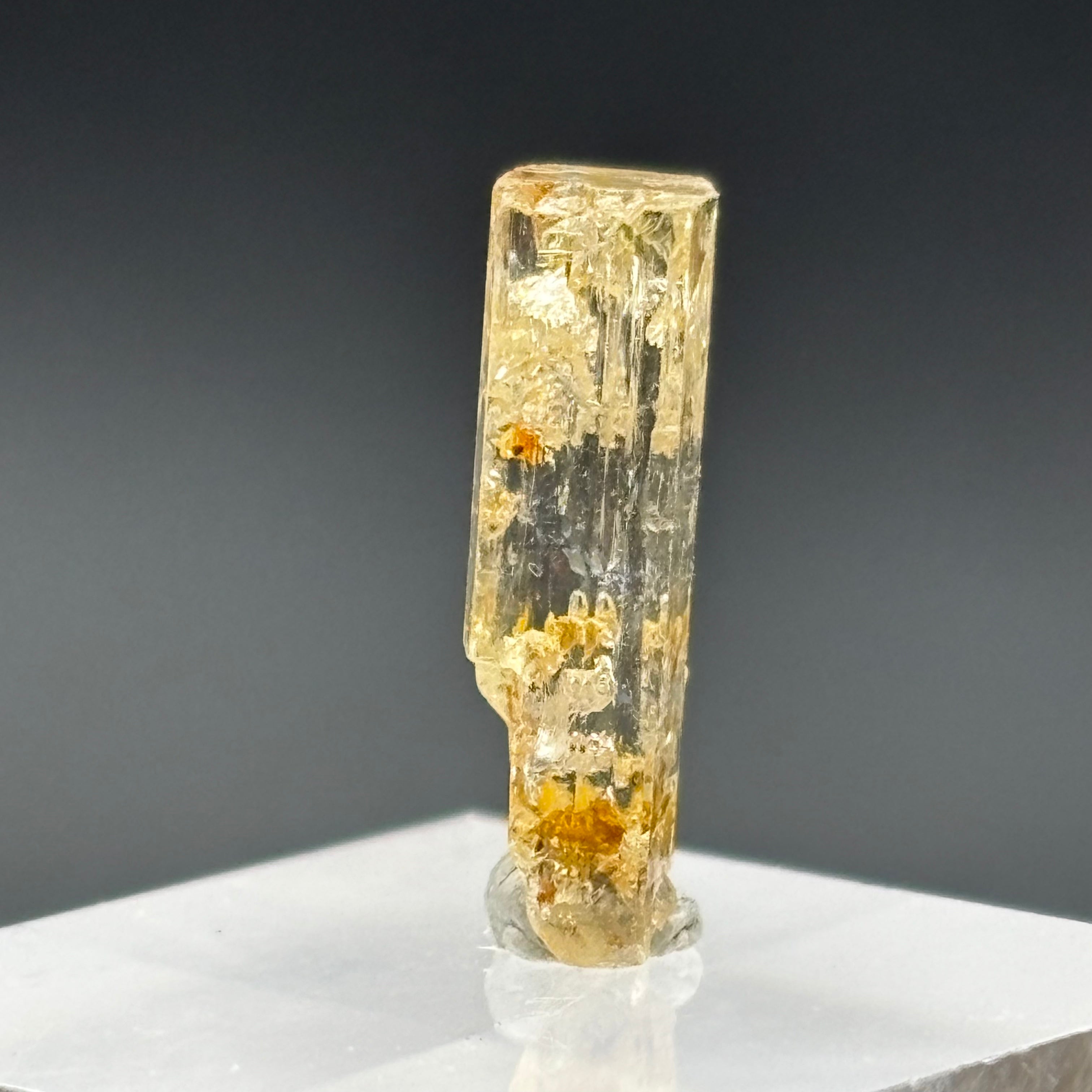 Imperial Topaz Natural Full Terminated Crystal - 253