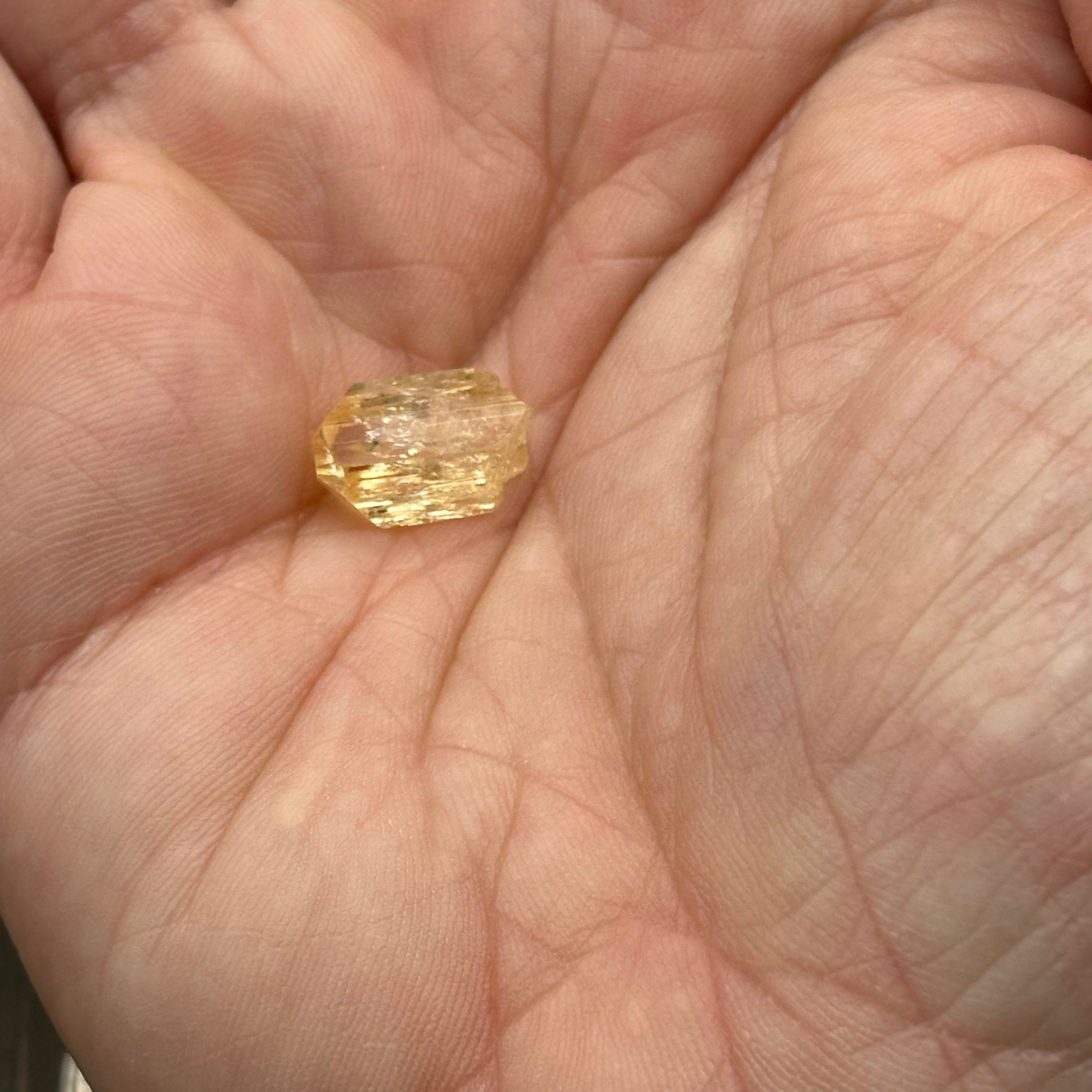 Imperial Topaz Natural Full Terminated Crystal - 254