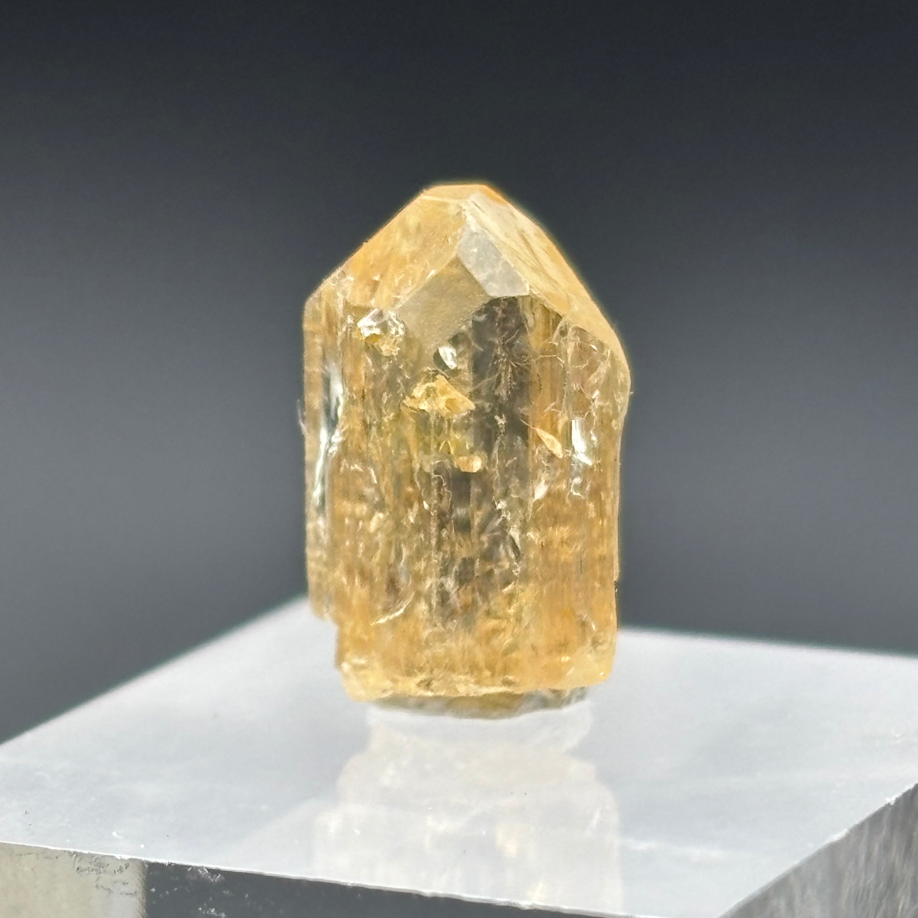 Imperial Topaz Natural Full Terminated Crystal - 255