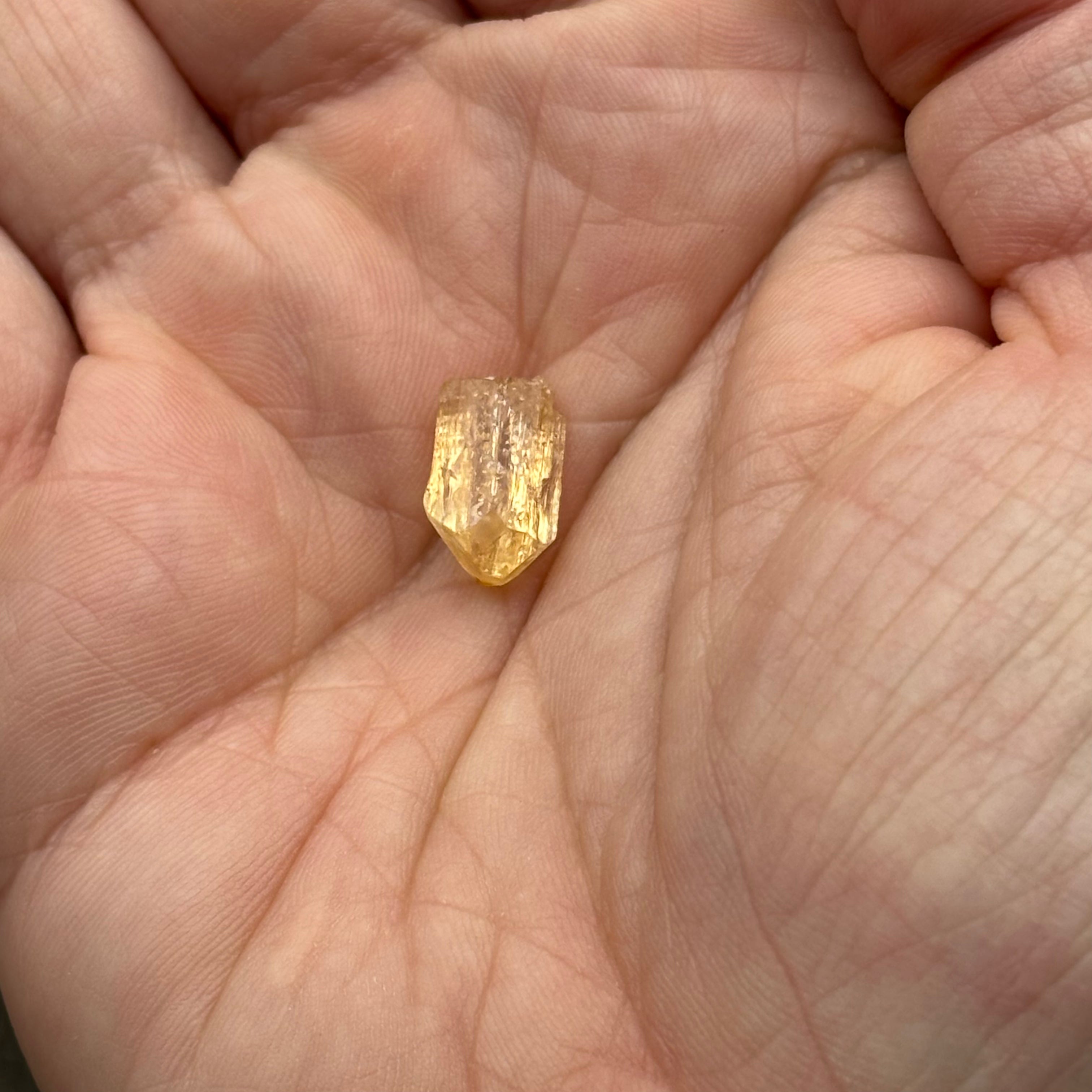 Imperial Topaz Natural Full Terminated Crystal - 255