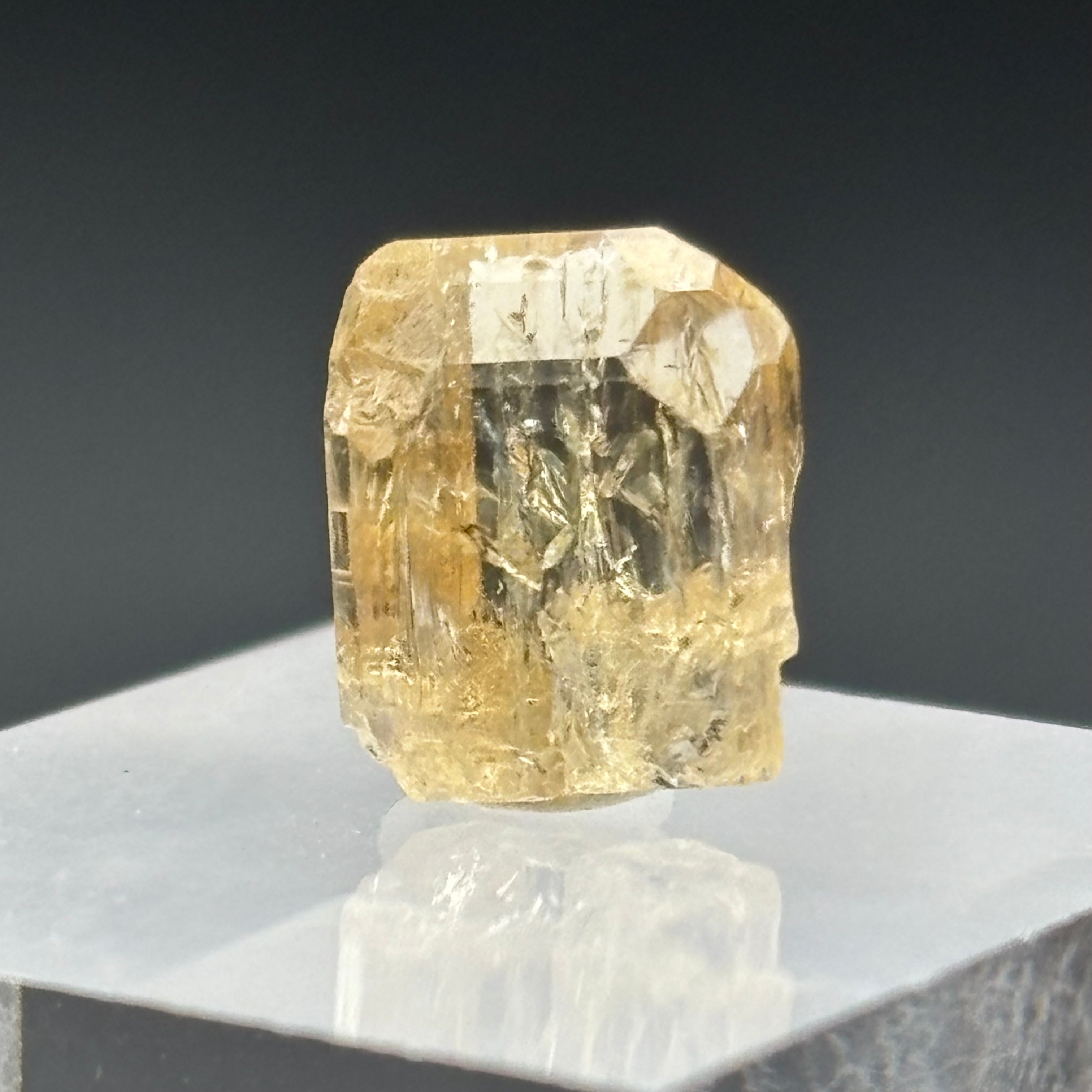 Imperial Topaz Natural Full Terminated Crystal - 256