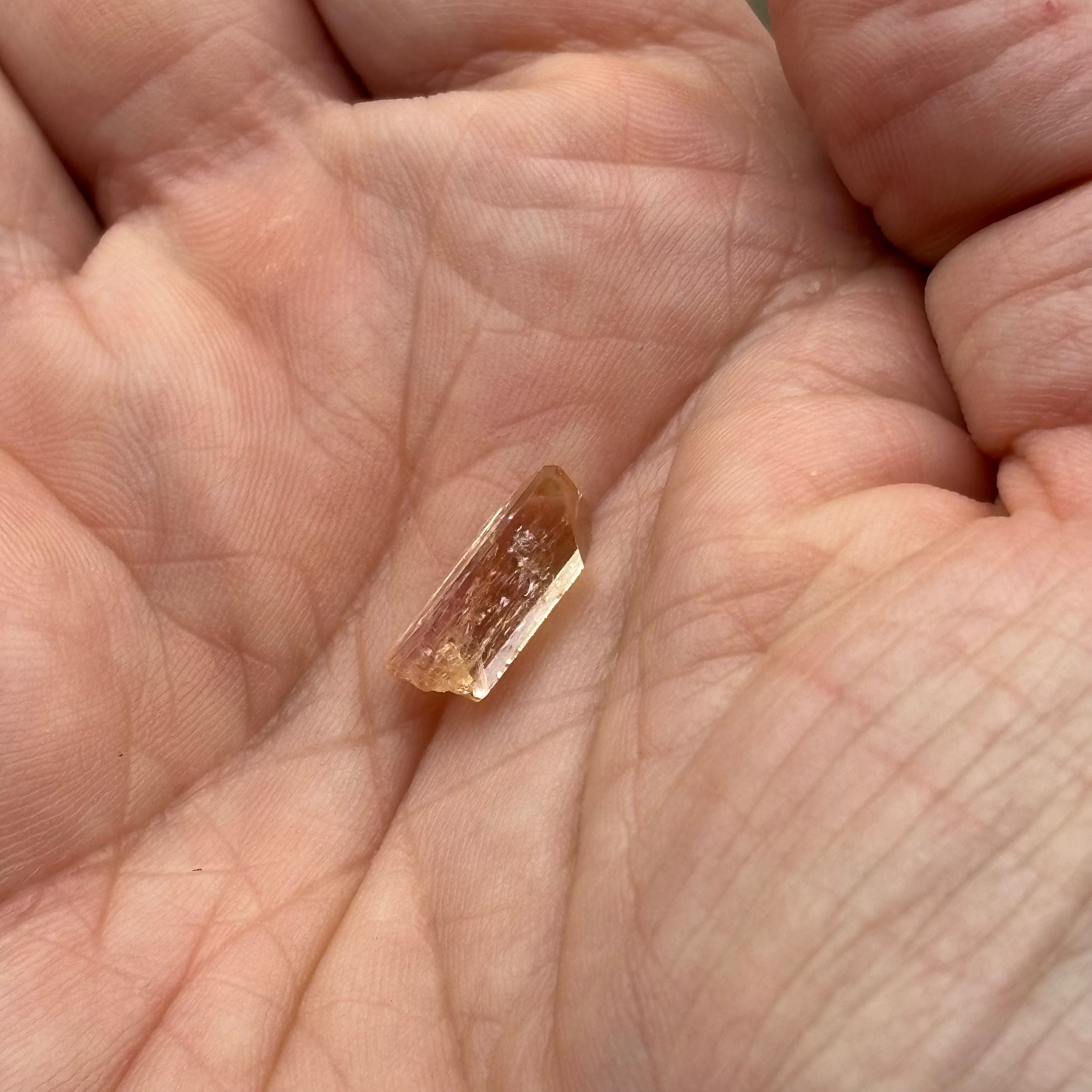 Imperial Topaz Natural Full Terminated Crystal - 261