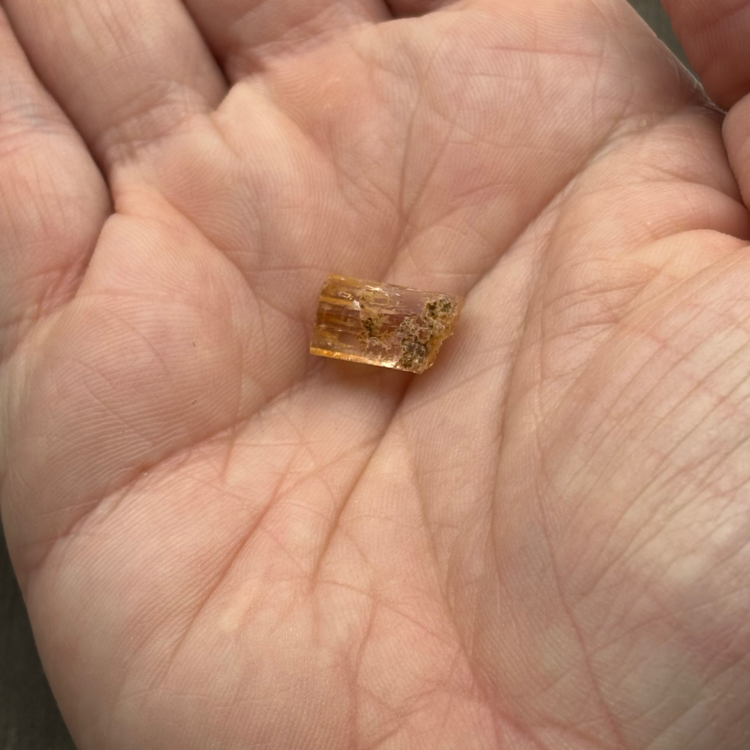Imperial Topaz Natural Full Terminated Crystal - 262
