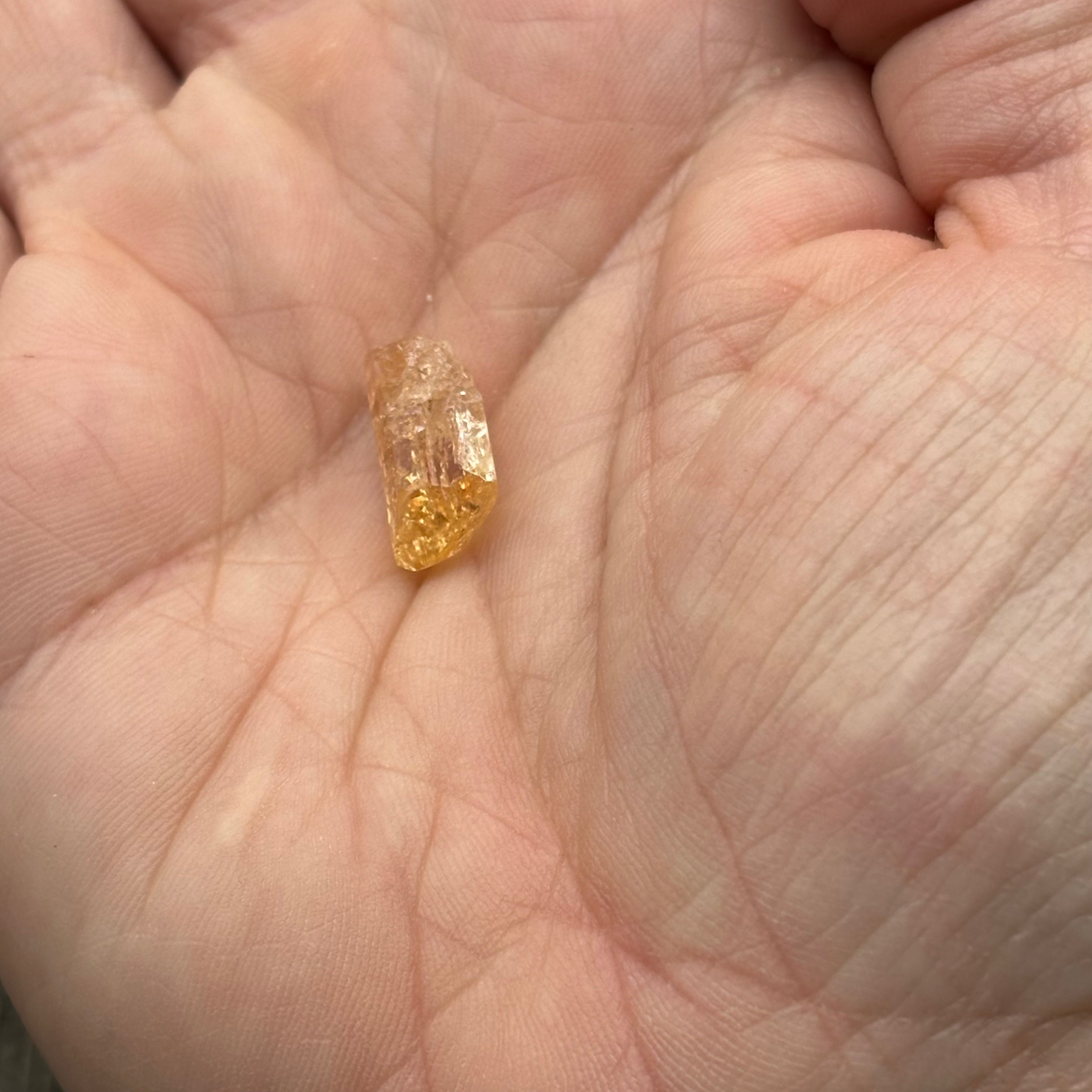 Imperial Topaz Natural Full Terminated Crystal - 265