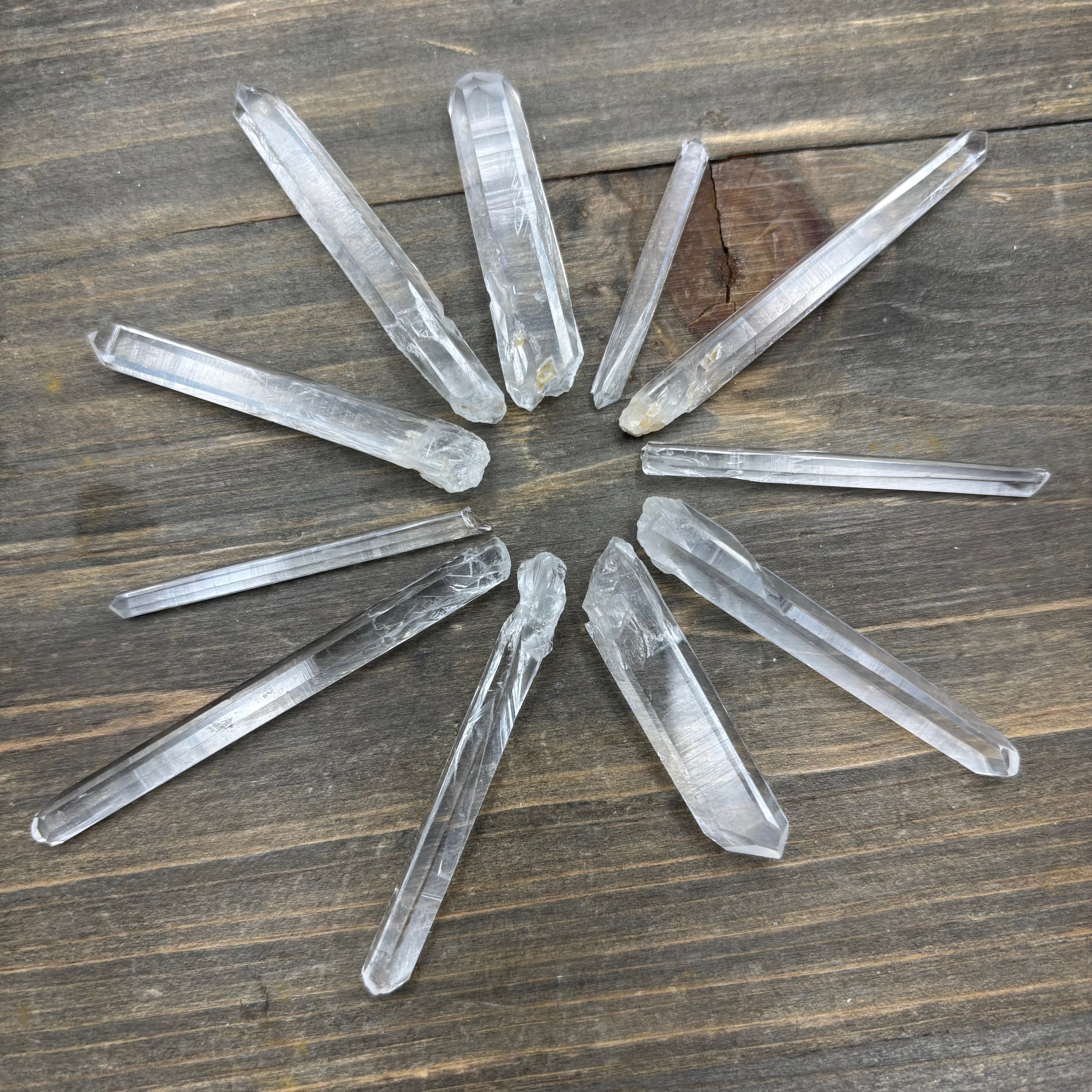Colombian Quartz Needles, Kit of 11