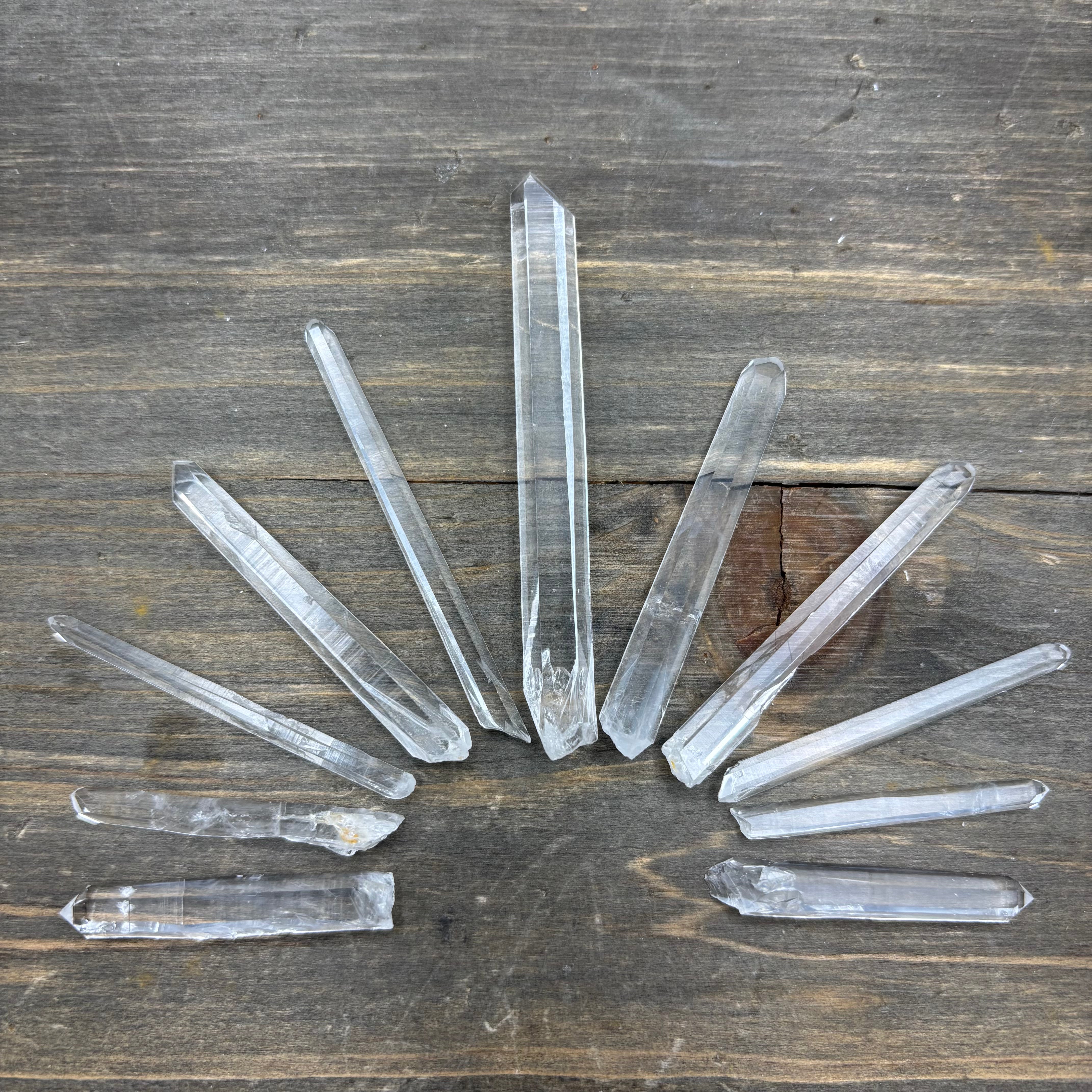 Colombian Quartz Needles, Kit of 11