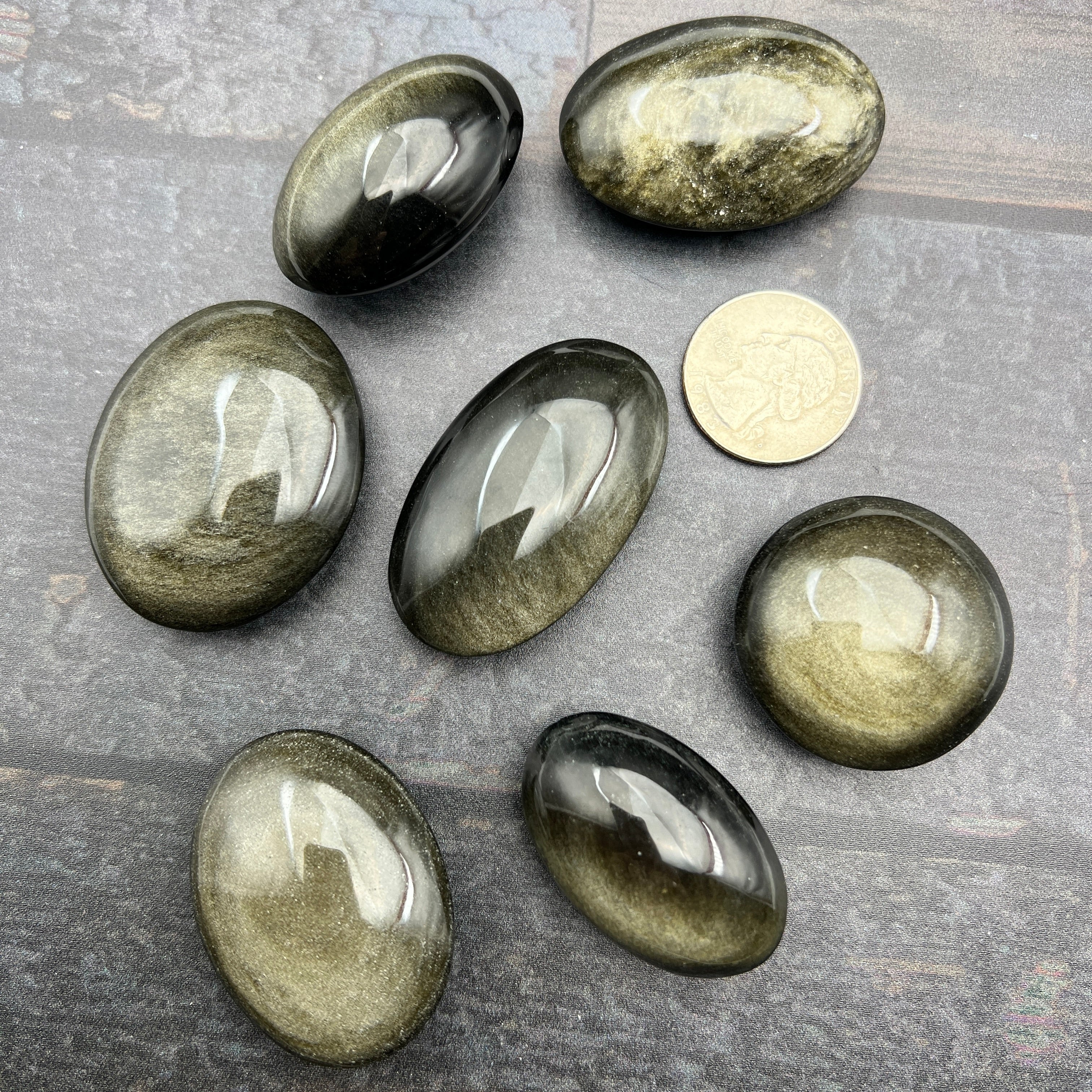 Gold Sheen Obsidian Talisman