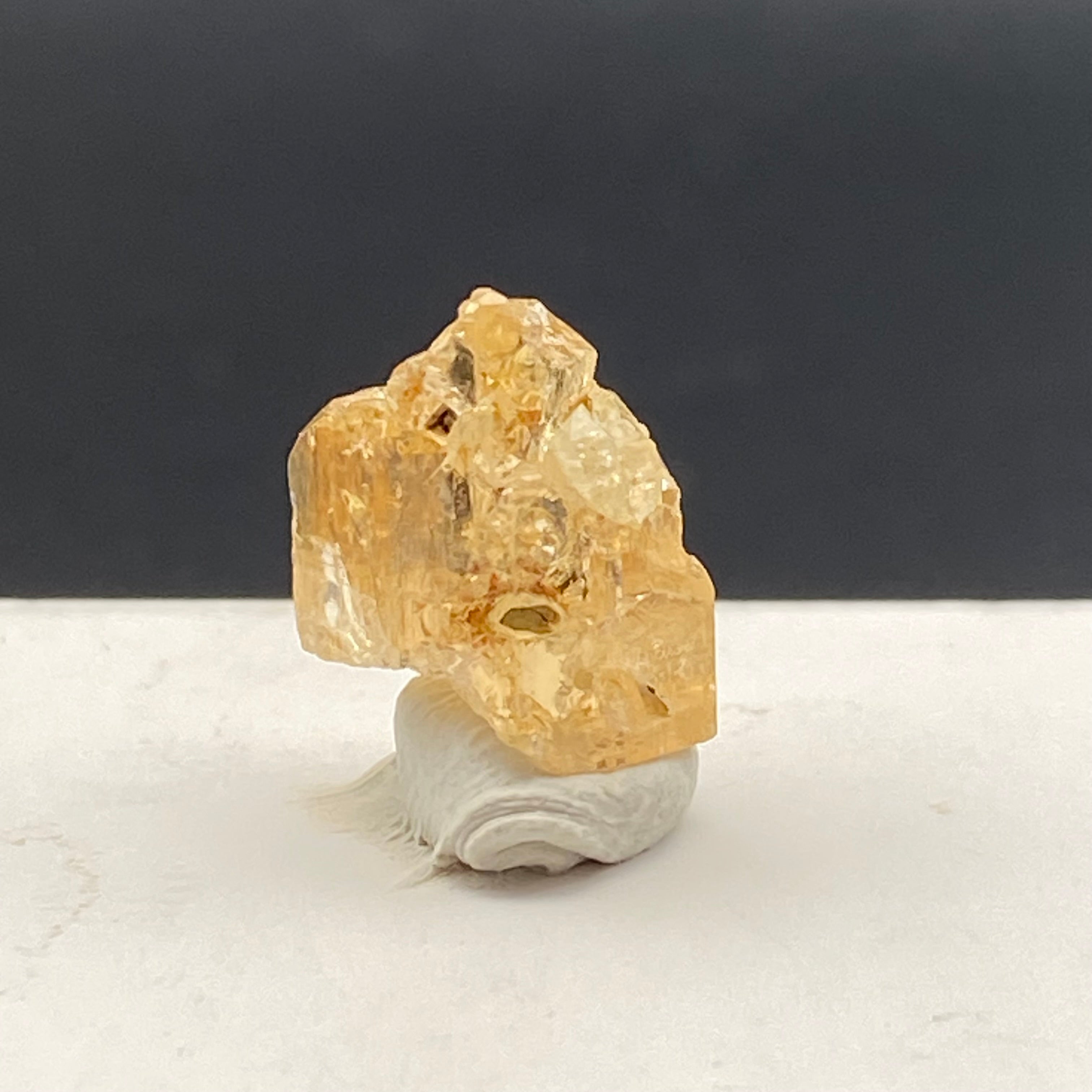 Imperial Topaz Non-Terminated Crystal - 092