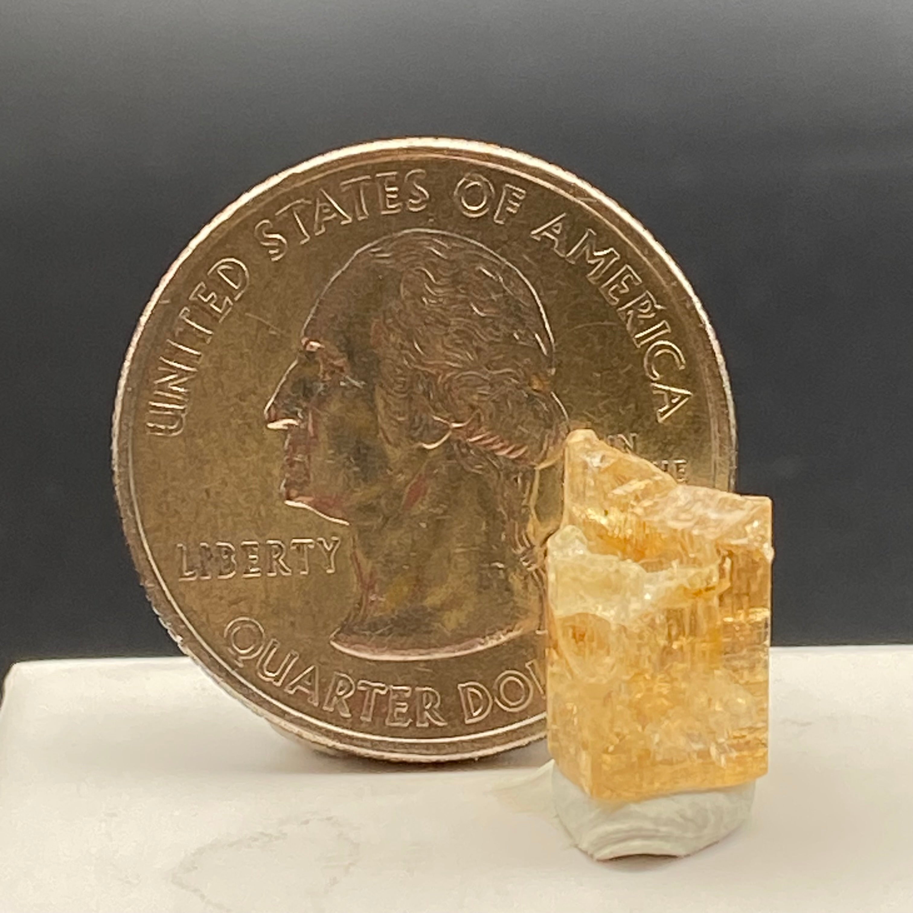 Imperial Topaz Non-Terminated Crystal - 092