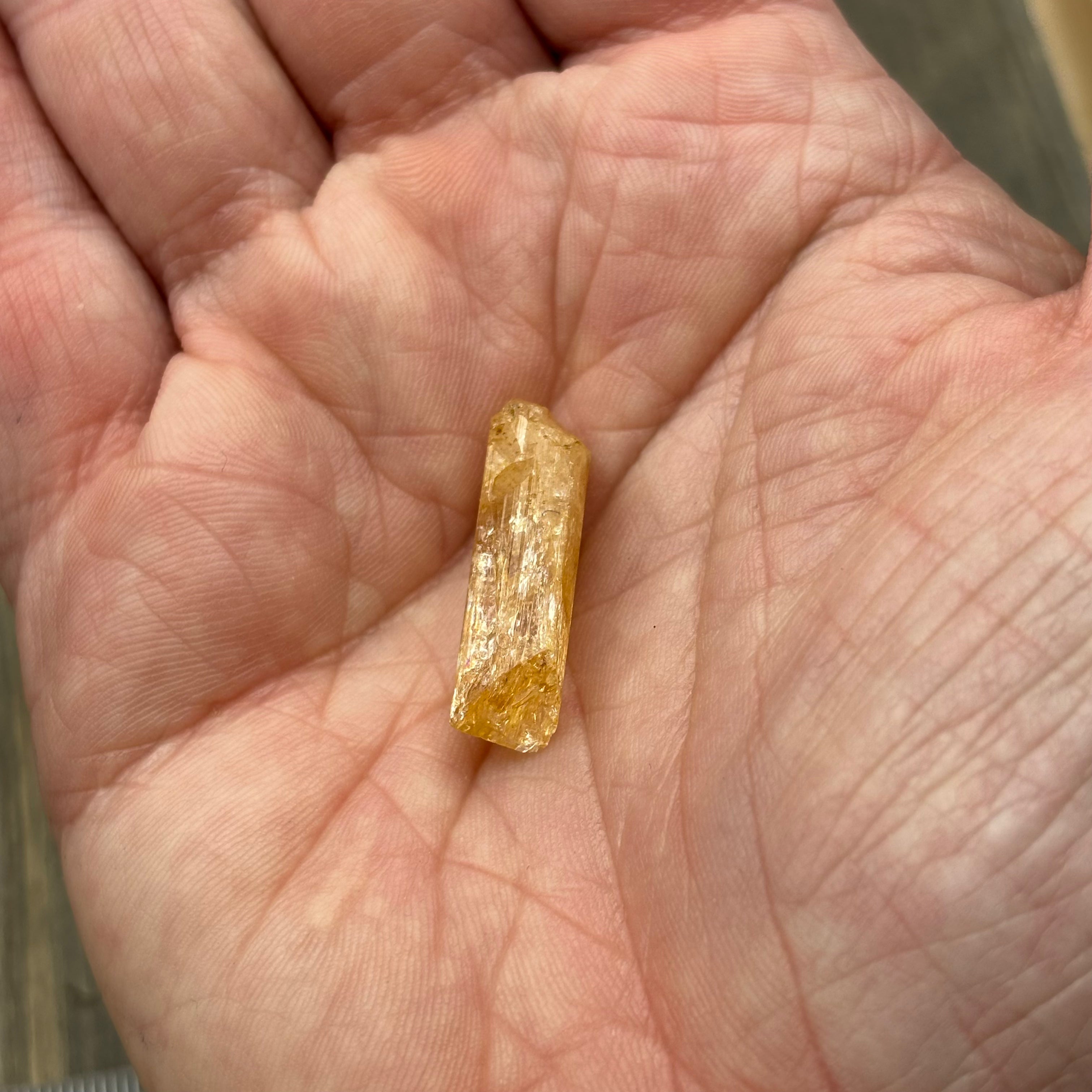 Imperial Topaz Natural Full Terminated Crystal - 205