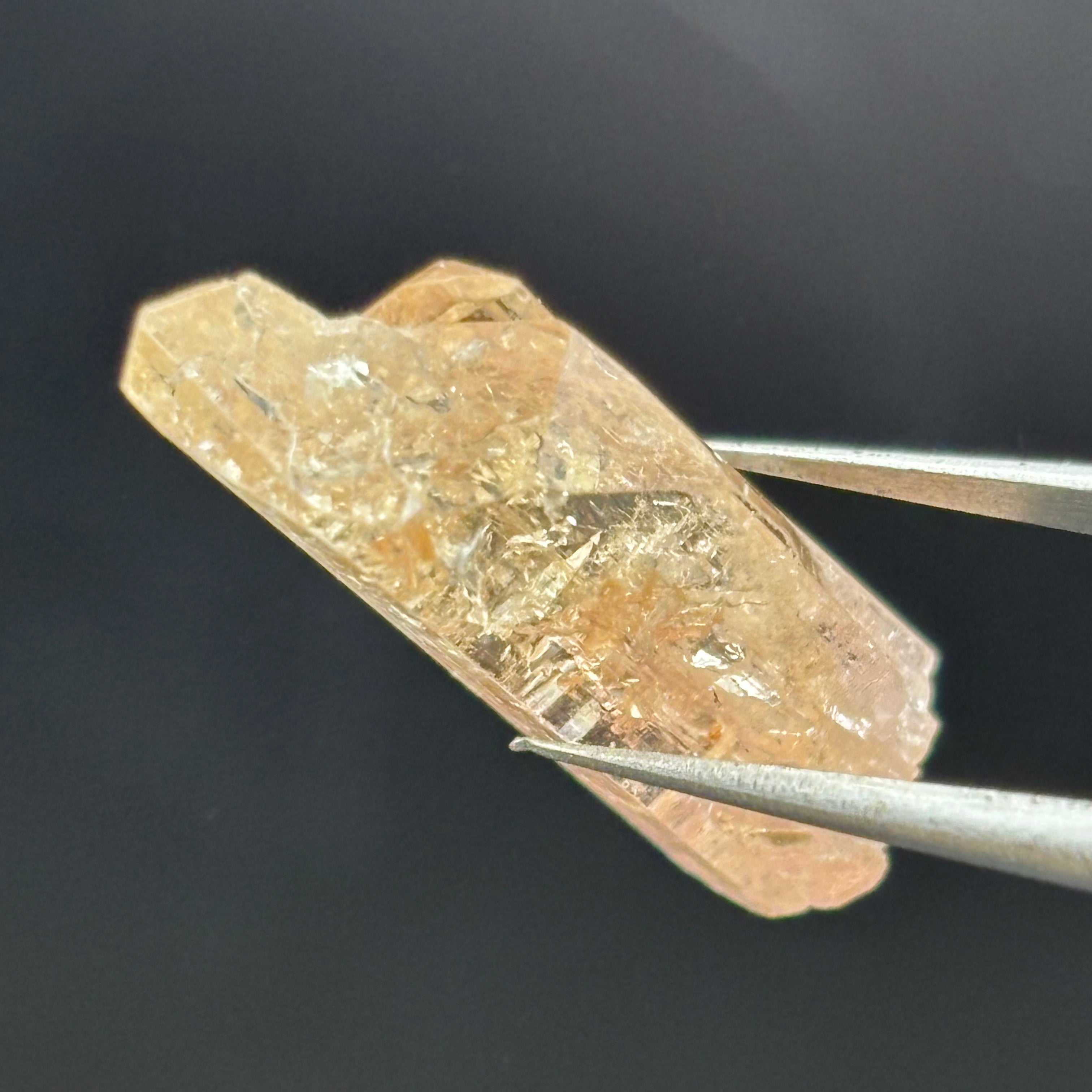 Imperial Topaz Natural Full Terminated Crystal - 206