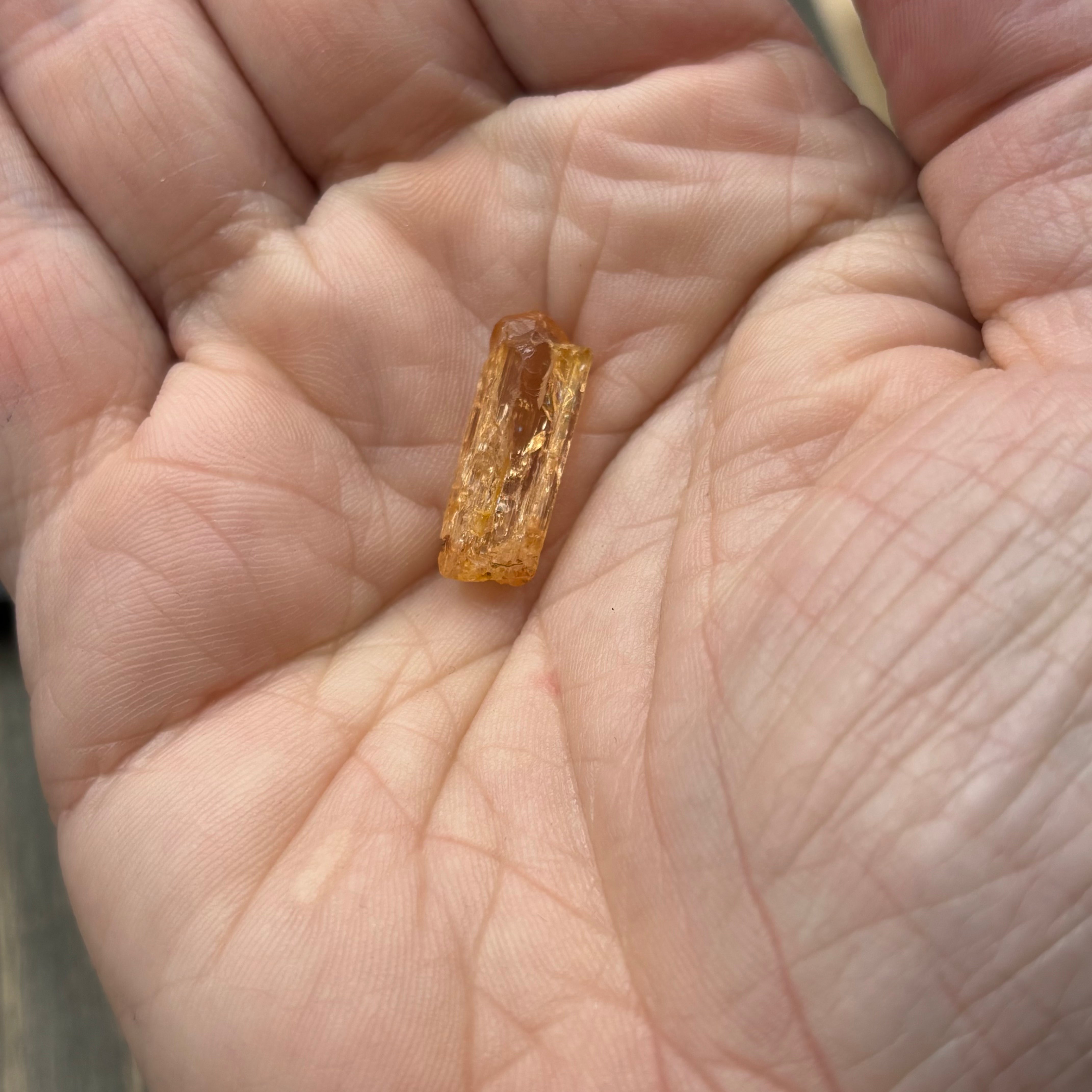 Imperial Topaz Natural Full Terminated Crystal - 207